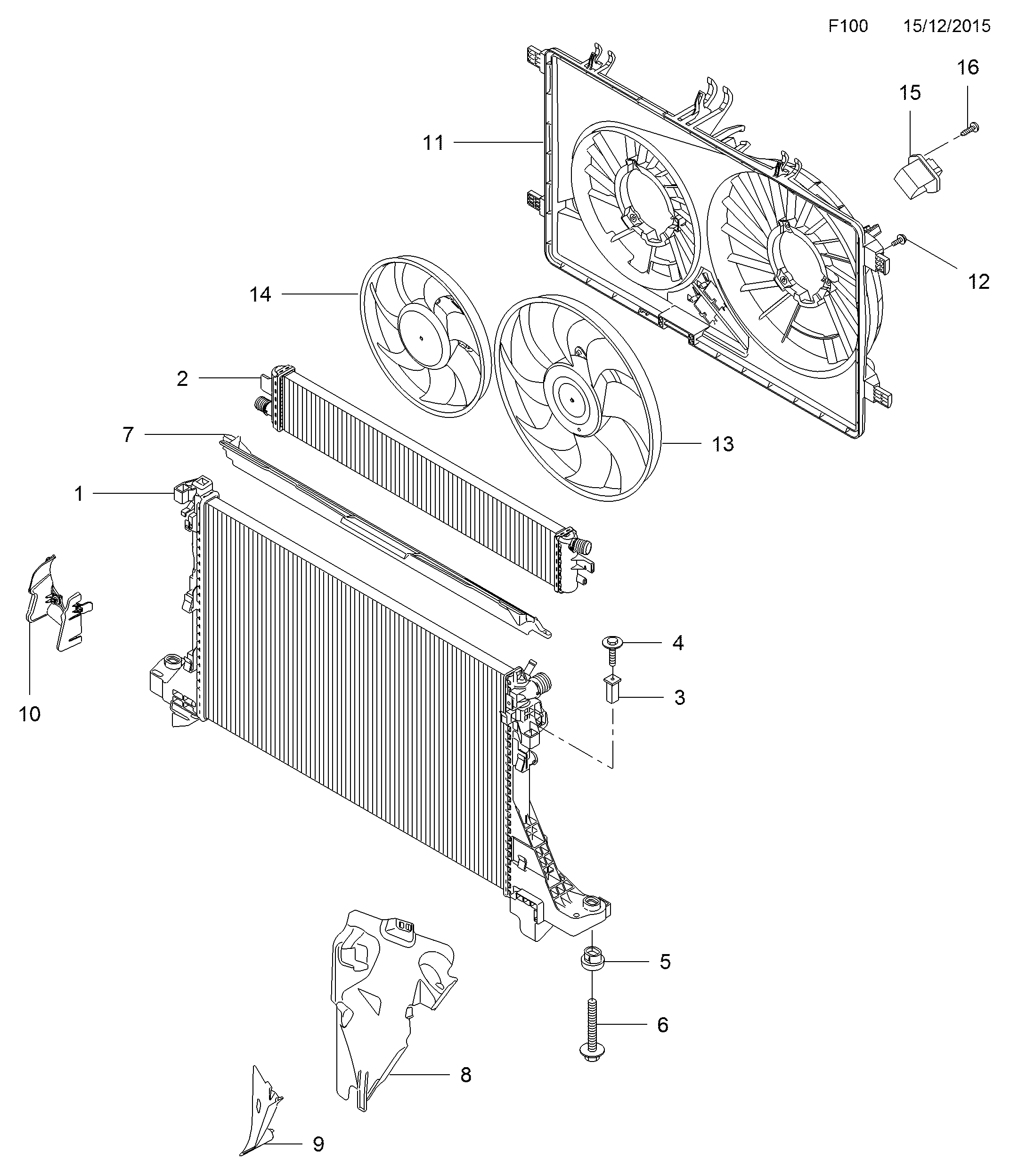 NISSAN 4419452 - Радиатор, охлаждение двигателя parts5.com