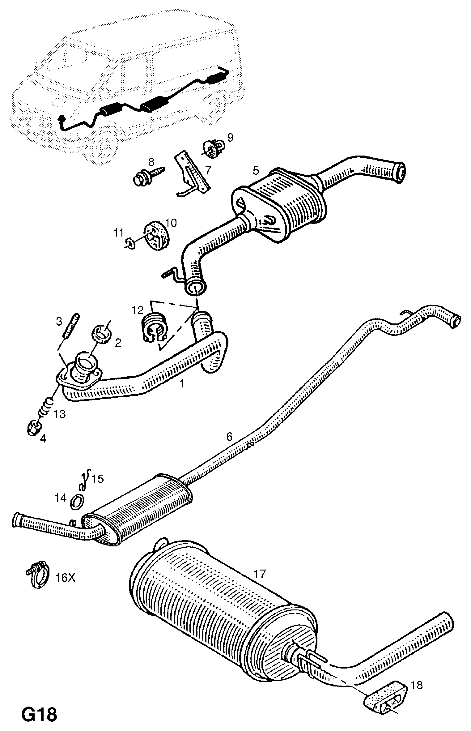 Opel 44.00.086 - Соединительные элементы, система выпуска parts5.com