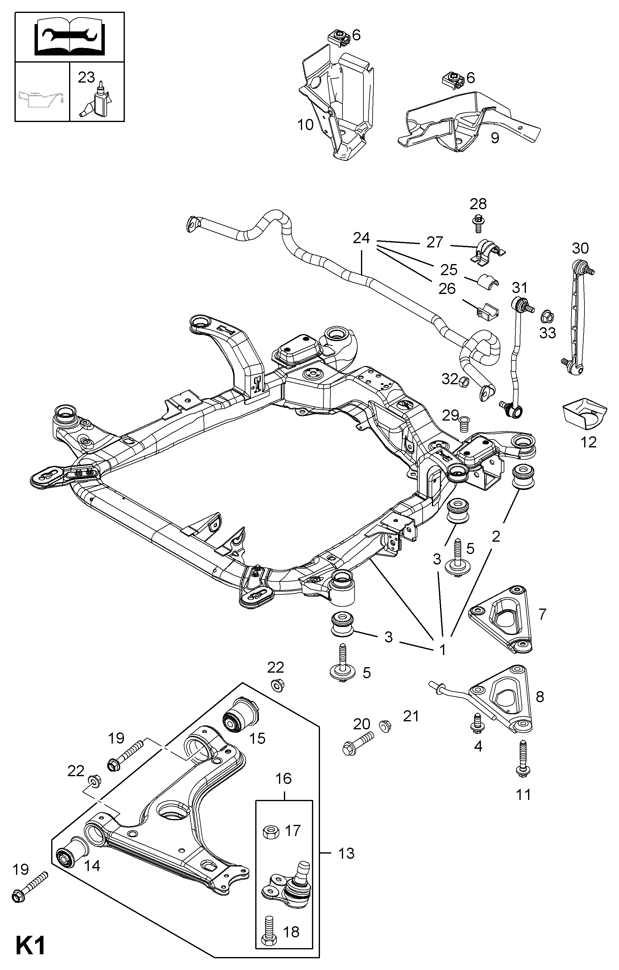 PEUGEOT 352324 - Сайлентблок, рычаг подвески колеса parts5.com