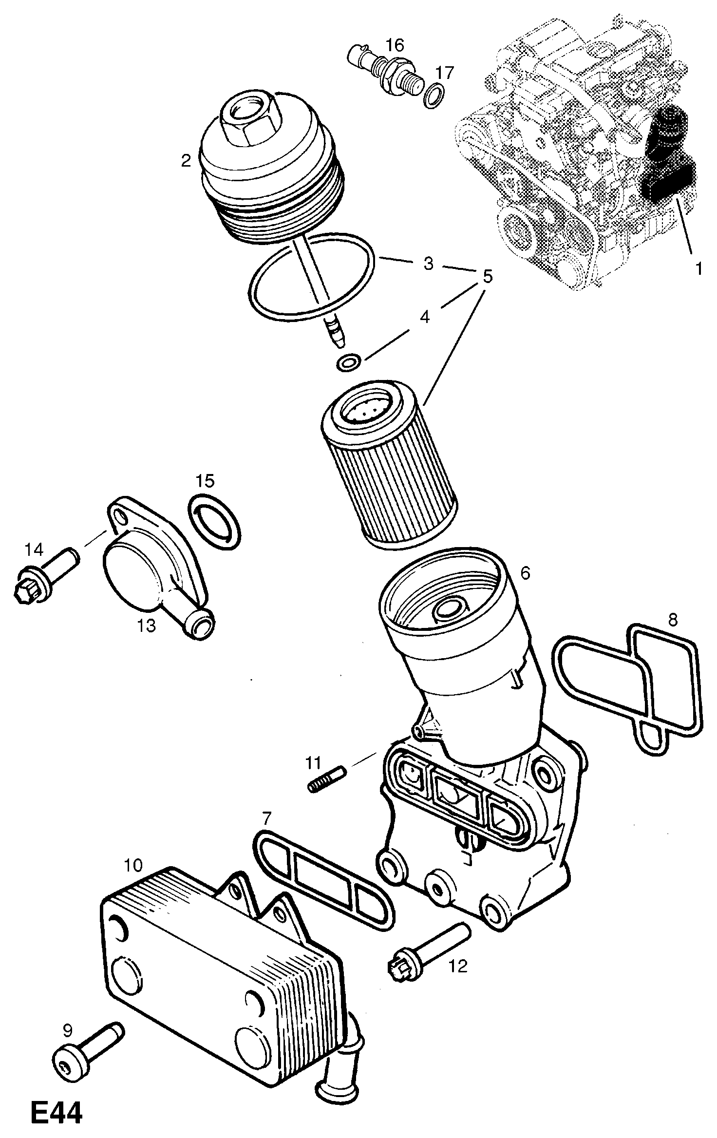 Opel 6 50 609 - Масляный фильтр parts5.com