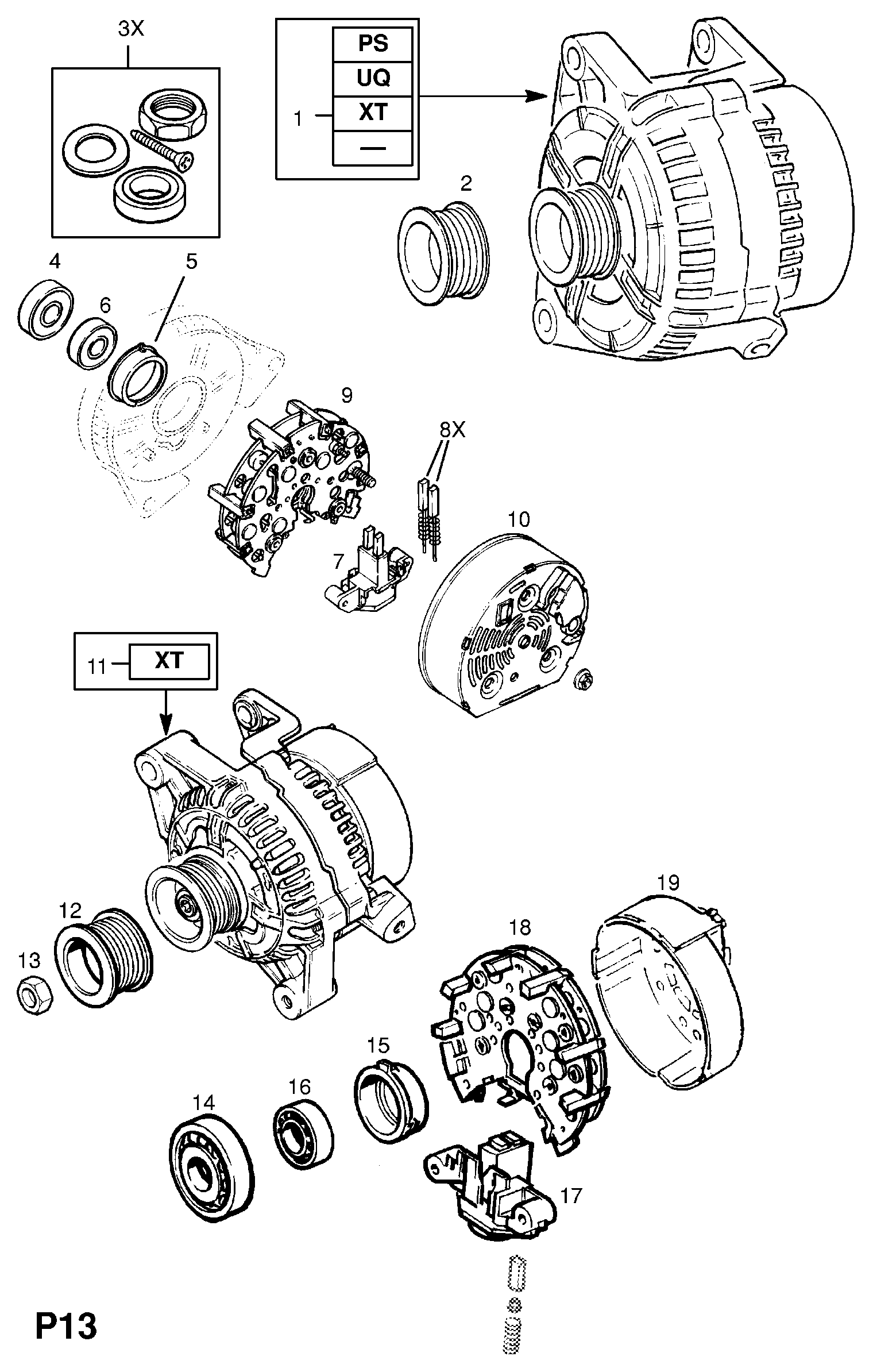 Opel 12 04 271 - Regulador del alternador parts5.com