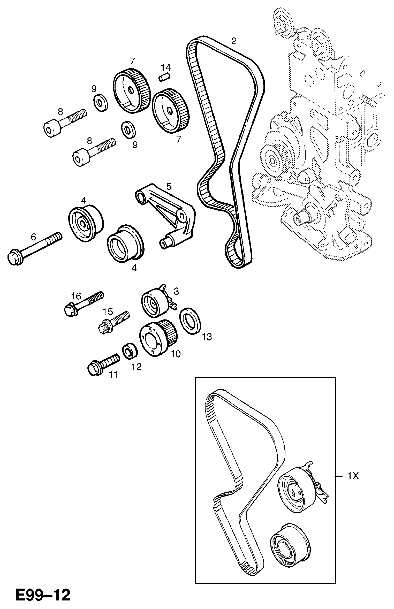 Chevrolet 56 36 425 - Направляющий ролик, поликлиновый ремень parts5.com