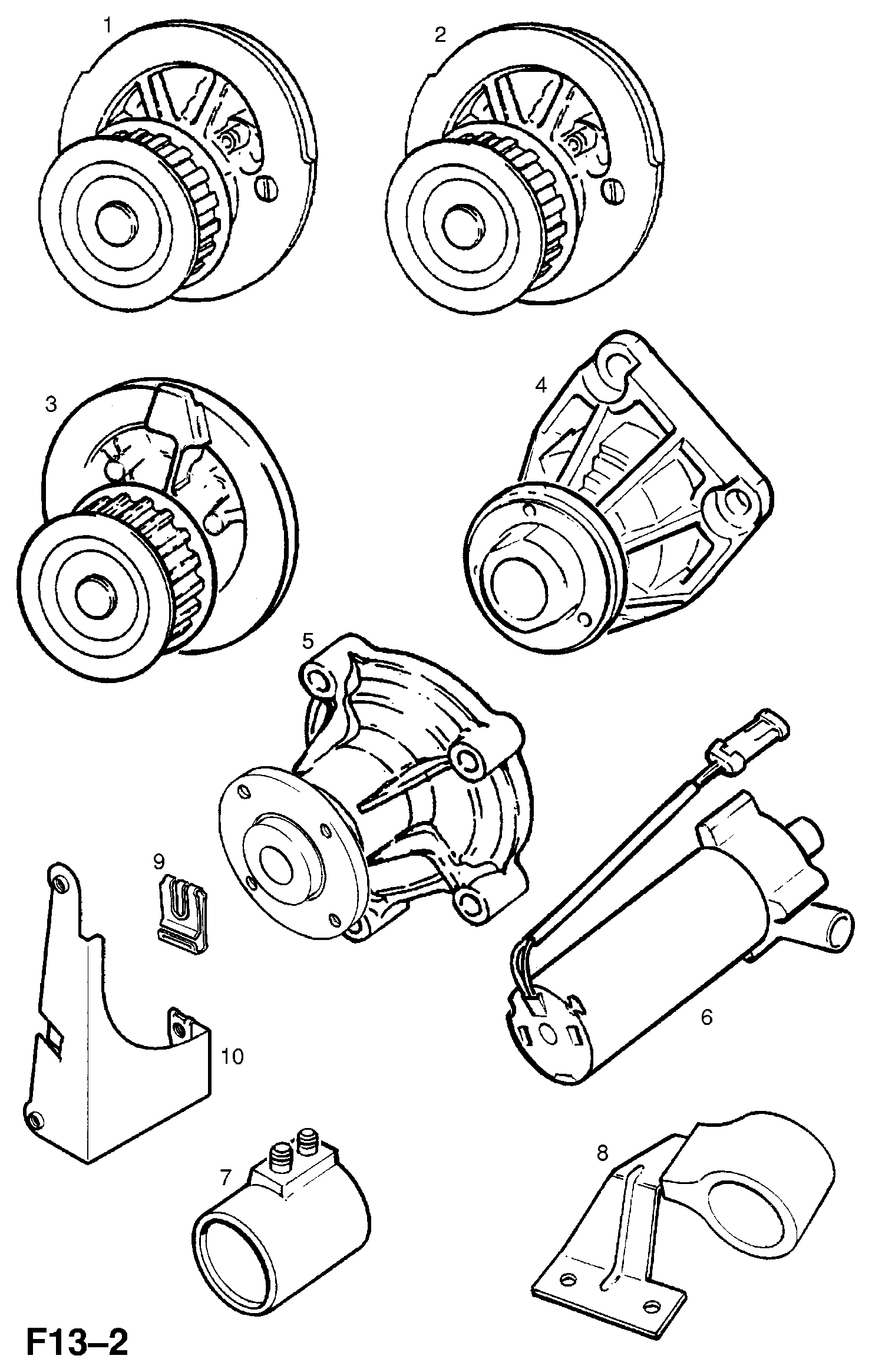 Opel R1160030 - Водяной насос parts5.com