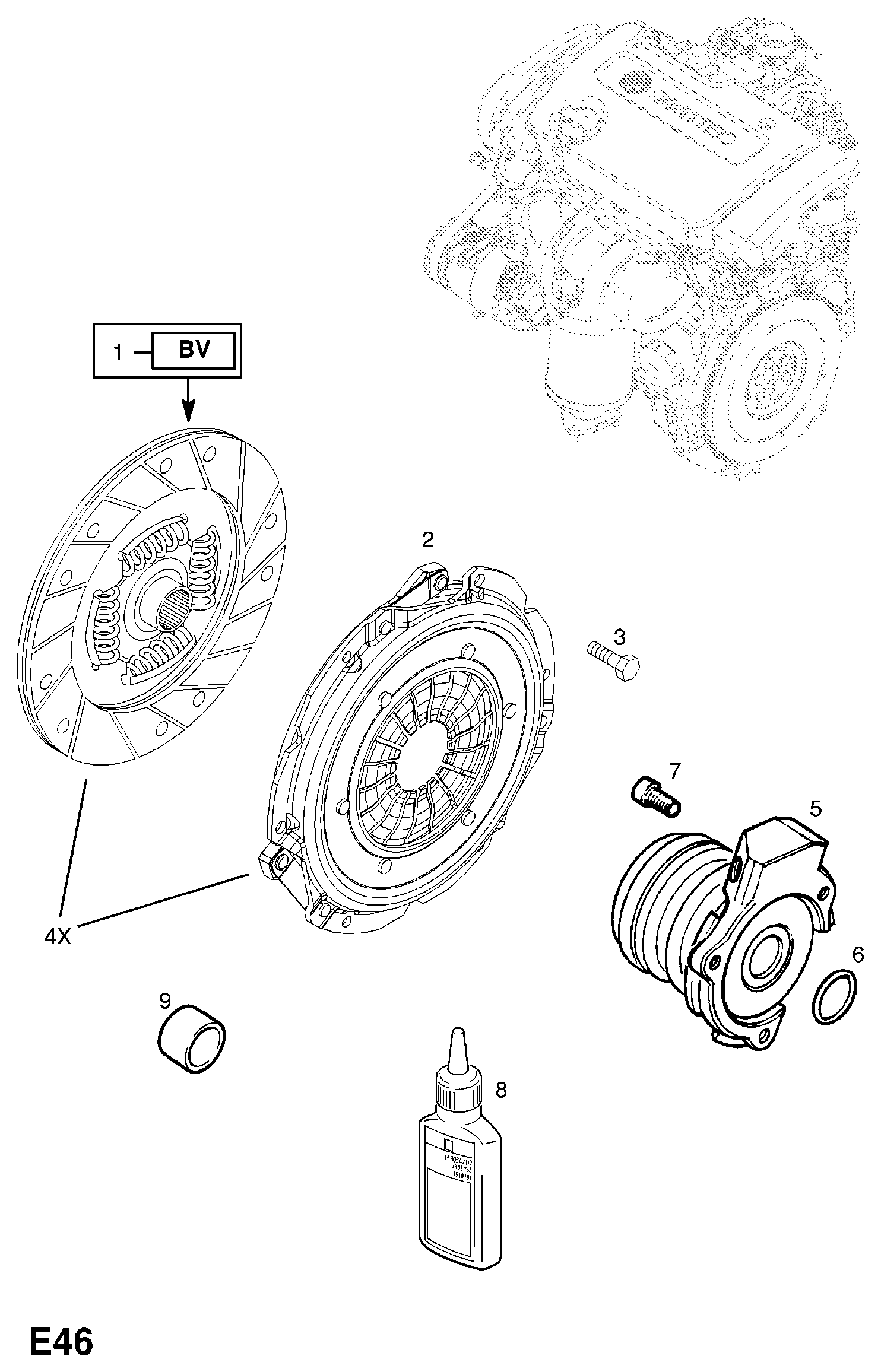 Opel 16 06 157 - Комплект сцепления parts5.com