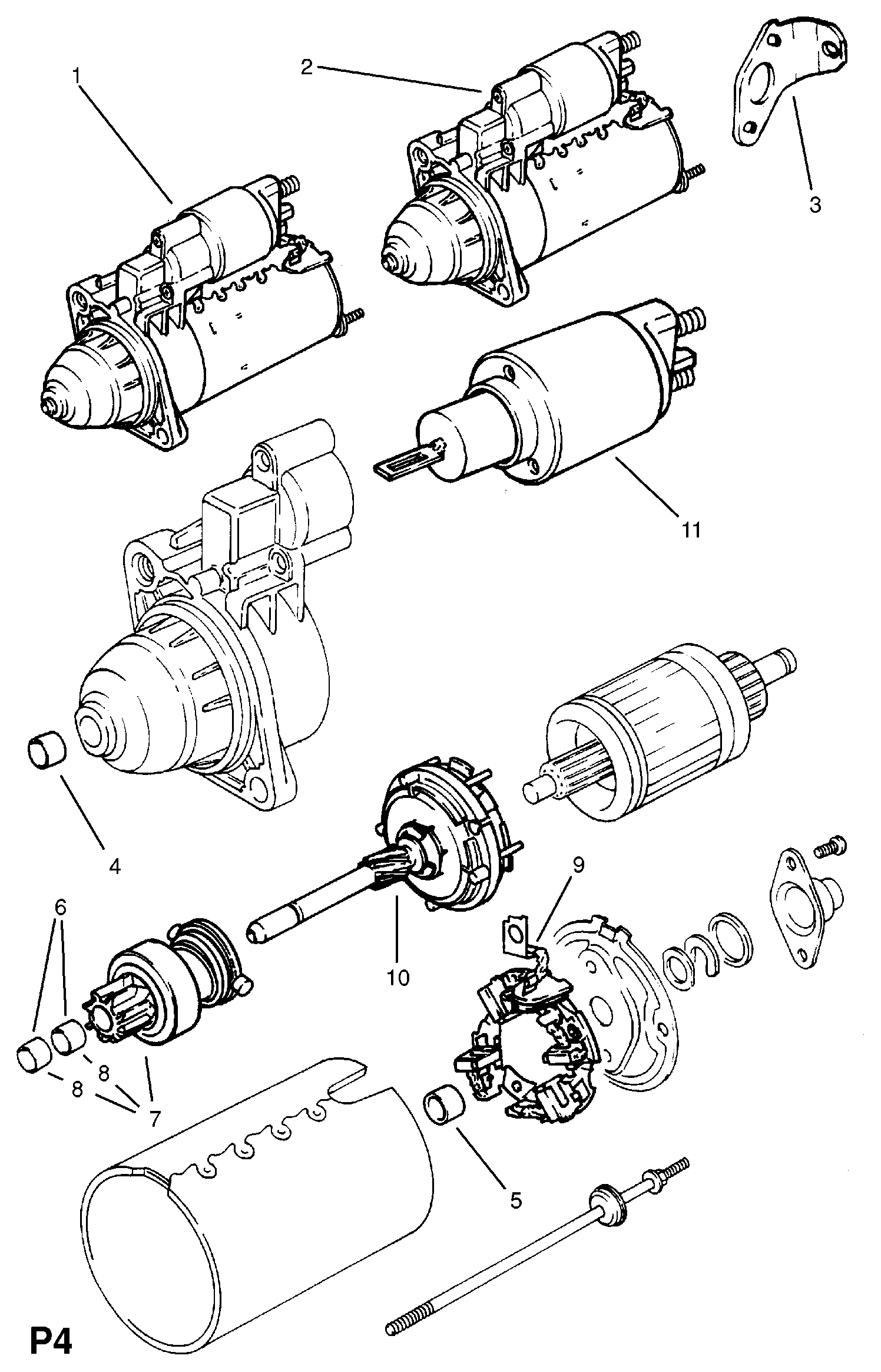 Opel 12 02 000 - Motor de arranque parts5.com