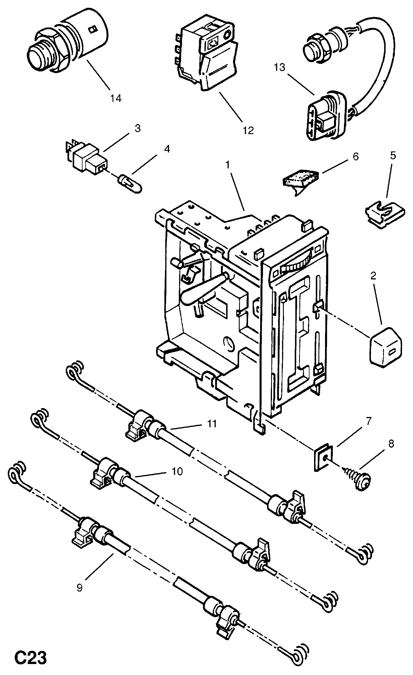 Volvo 1 235 887 - Регулятор напряжения, генератор parts5.com