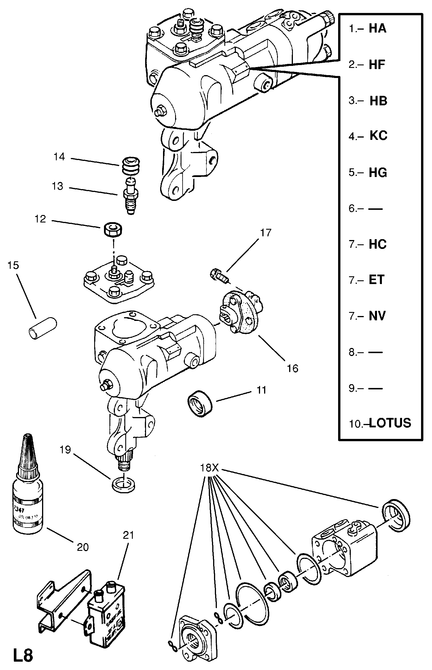 IRQ AUTOMOTIVE 900208 - Тормозные колодки, дисковые, комплект parts5.com