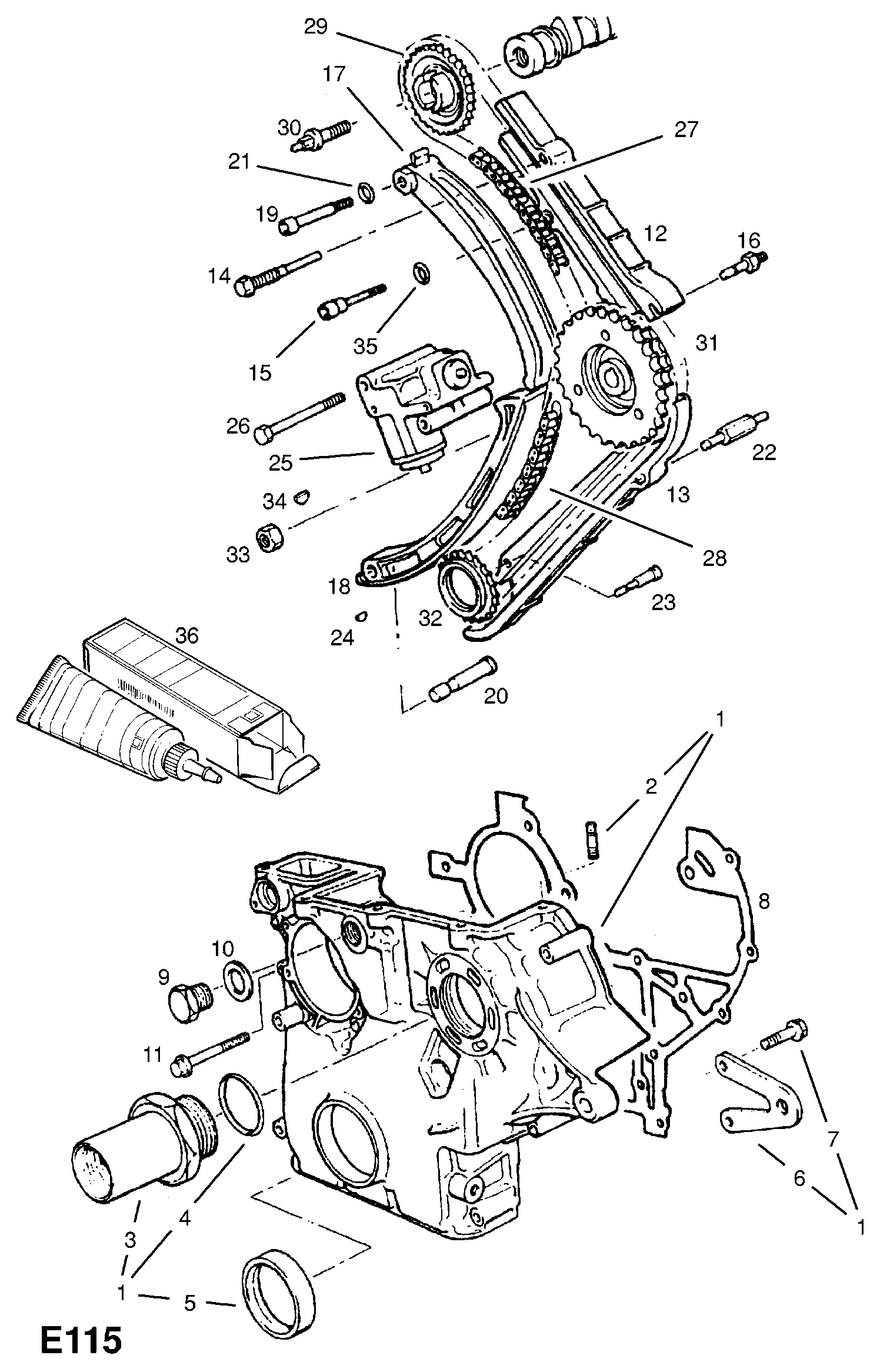 Opel 1340753 - Correa trapezoidal parts5.com