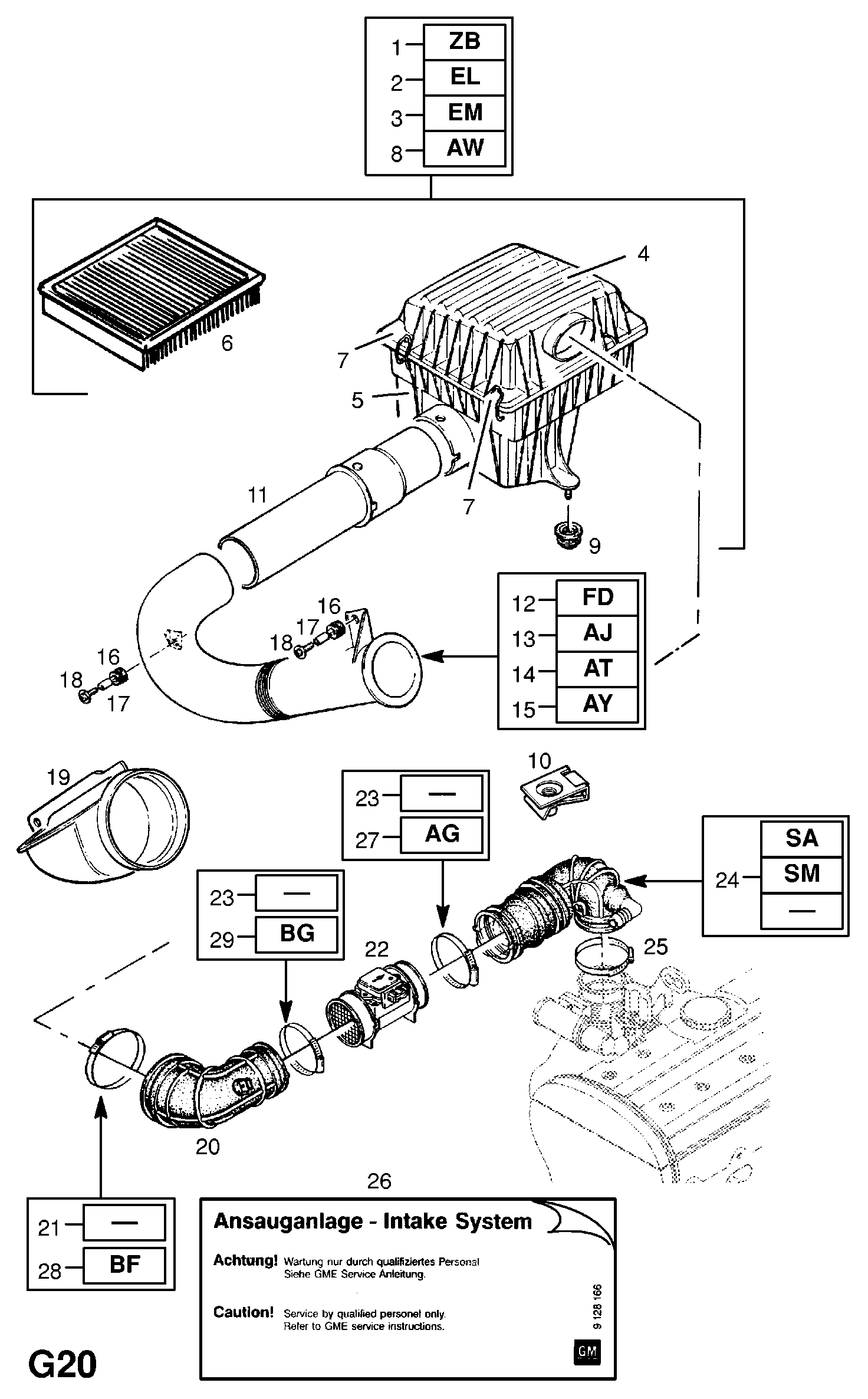 Vauxhall 835607 - Воздушный фильтр parts5.com