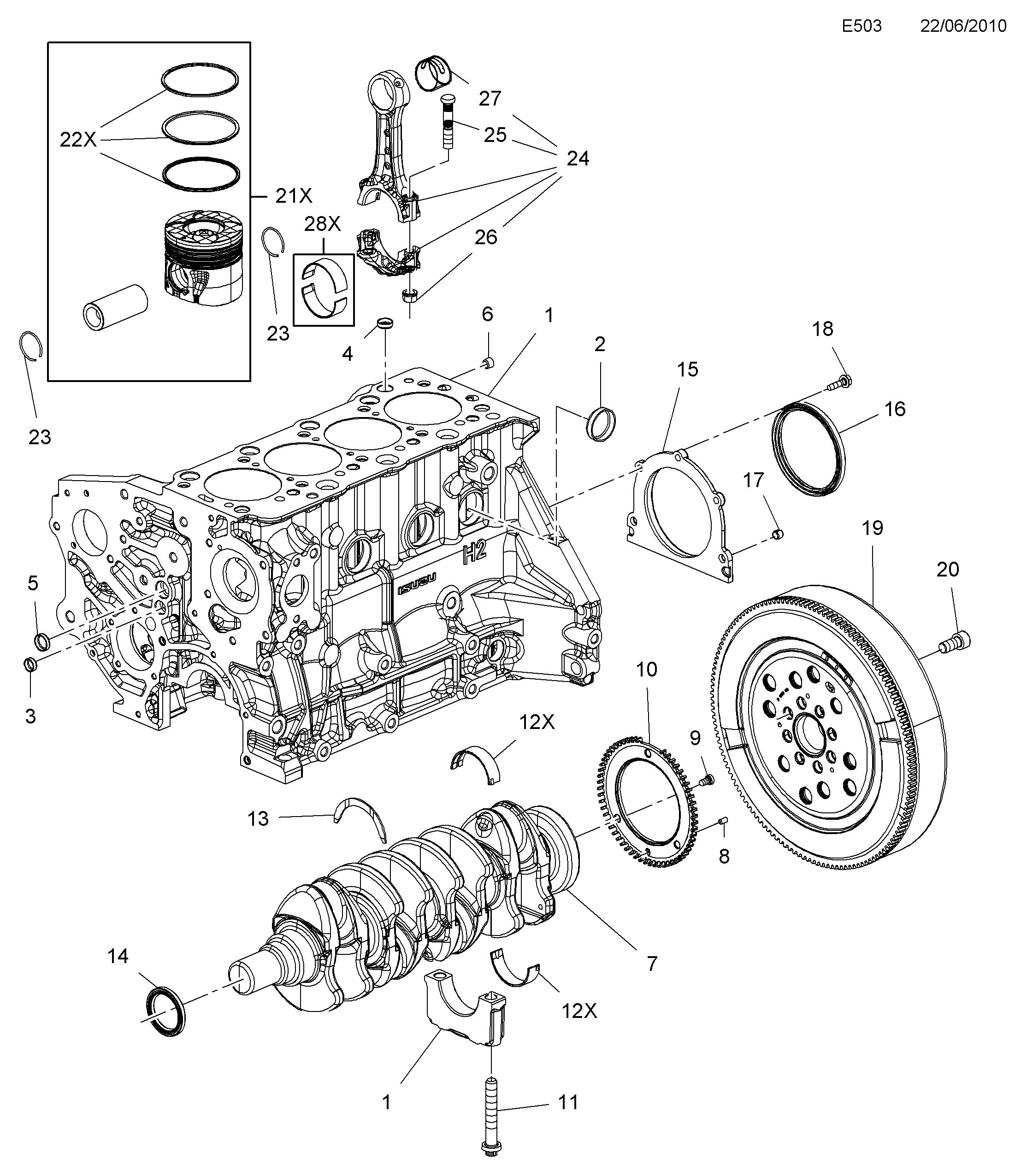 Opel 616232 - Комплект сцепления parts5.com