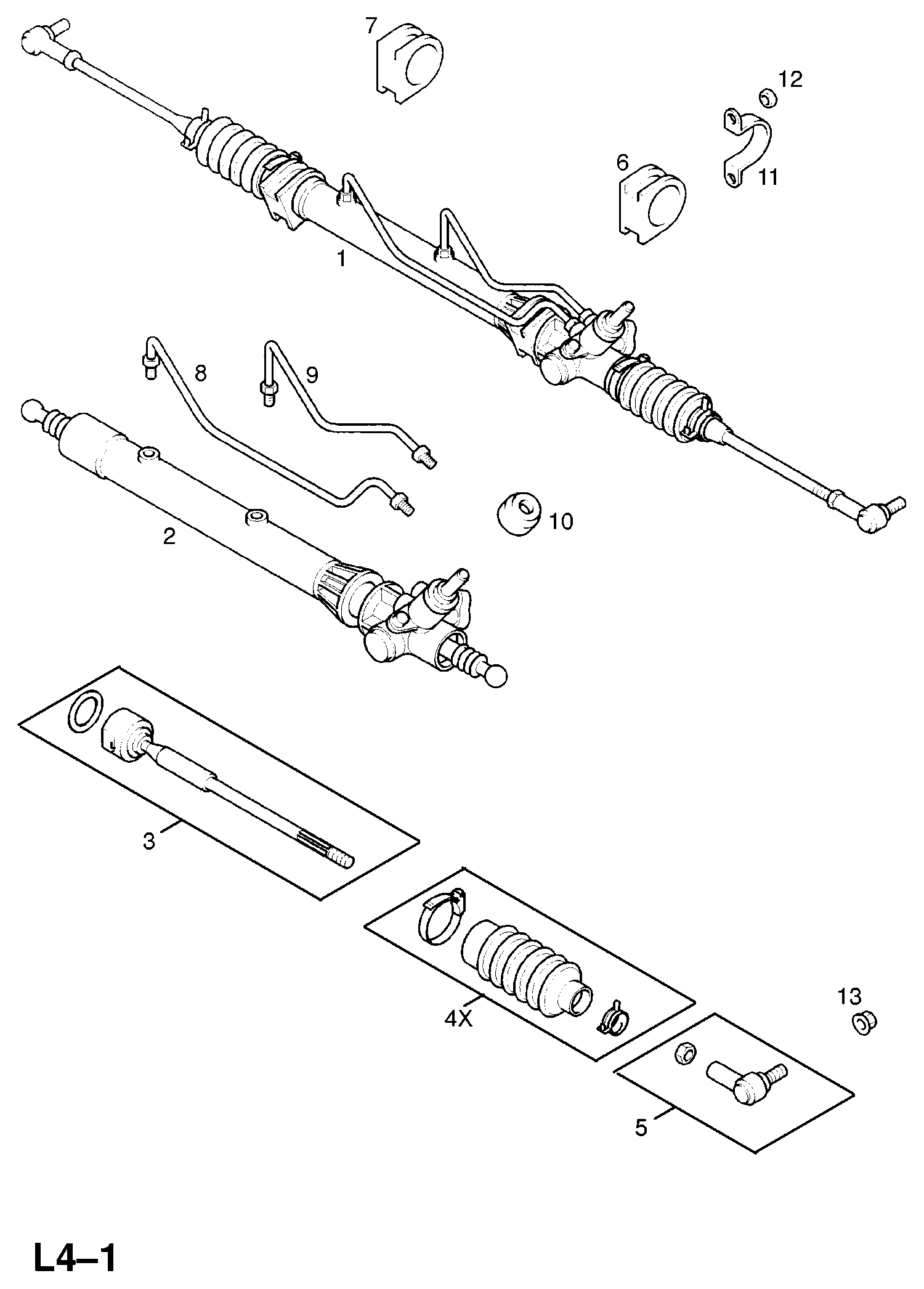 Opel 9 00 907 - Наконечник рулевой тяги, шарнир parts5.com