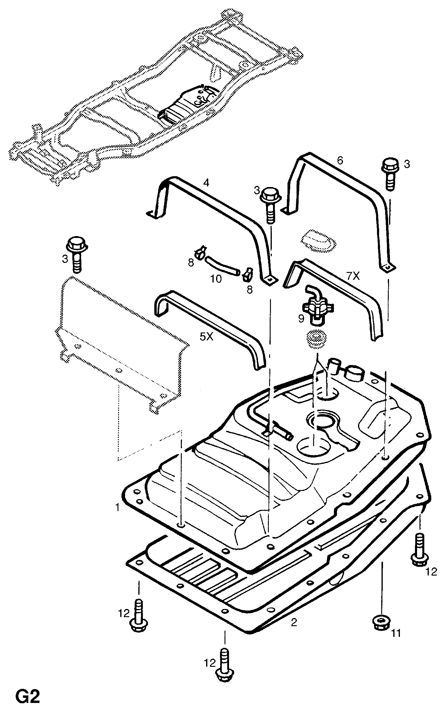 IJS 80-2327 - TANK, ASSY., FUEL, LESS FUEL GAUGE AND FUEL PUMP (NLS.- NO REPLA parts5.com