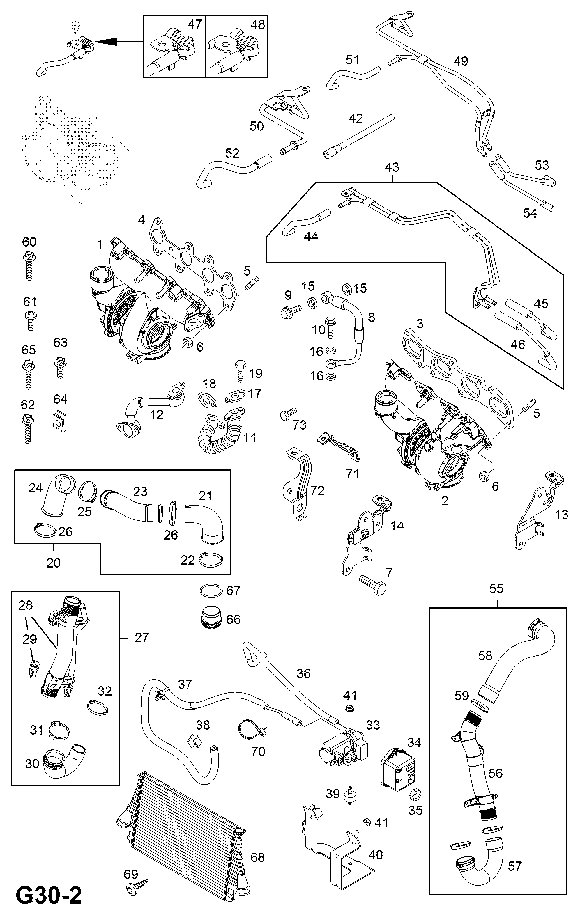 Opel 860068* - Турбина, компрессор parts5.com