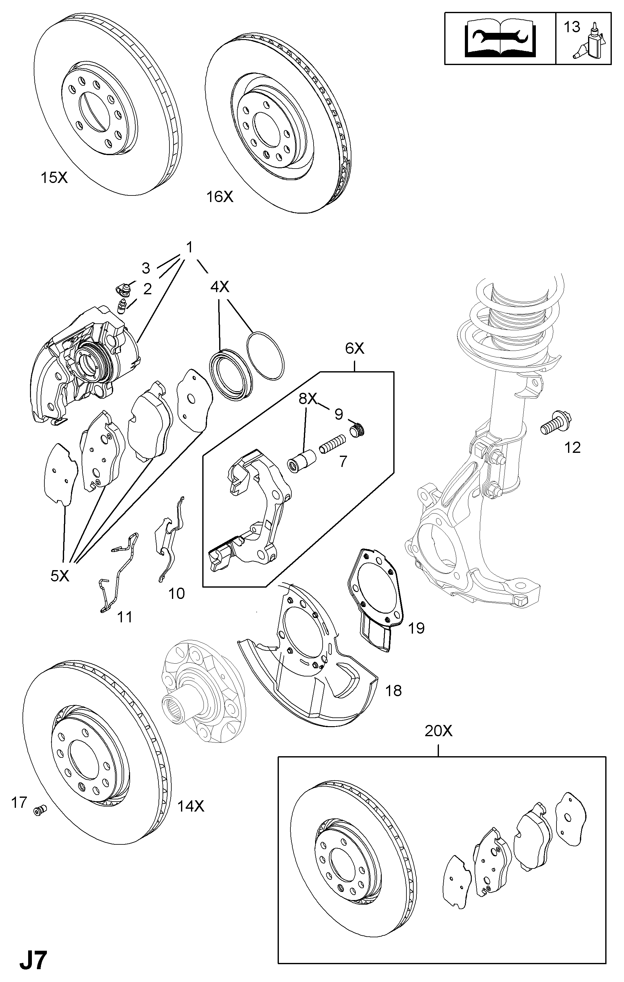 SAAB 55 42 456 - Тормозной суппорт parts5.com