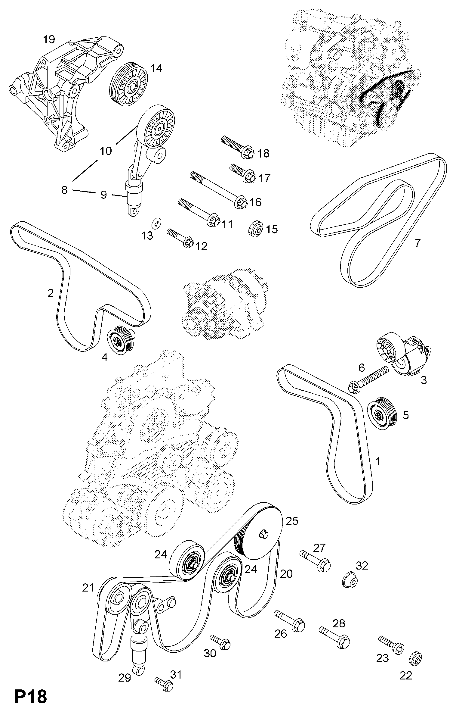 Opel 6340665 - Поликлиновой ремень parts5.com