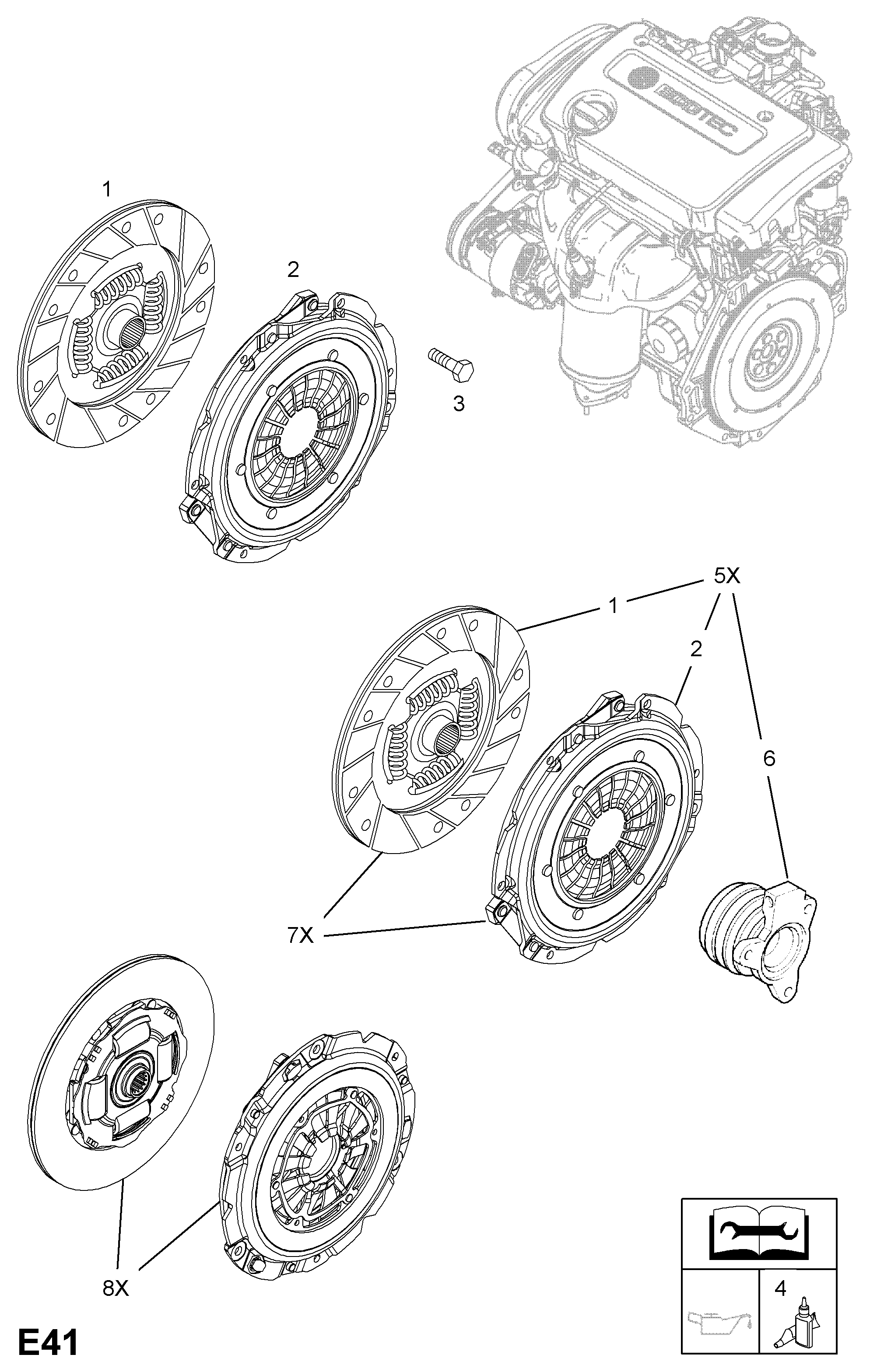 Opel 16 06 511 - Комплект сцепления parts5.com