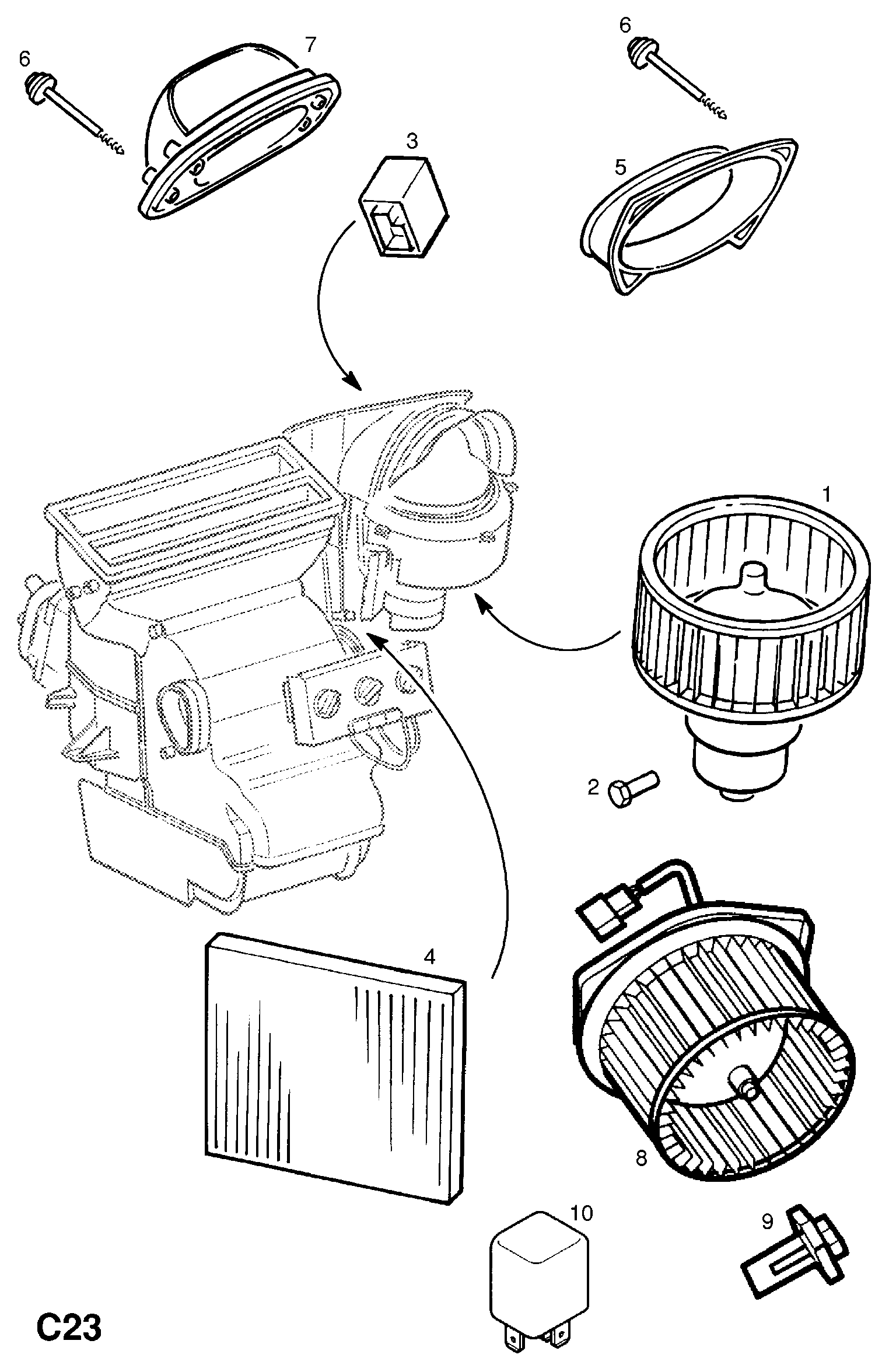 Chevrolet 18 08 612 - Фильтр воздуха в салоне parts5.com