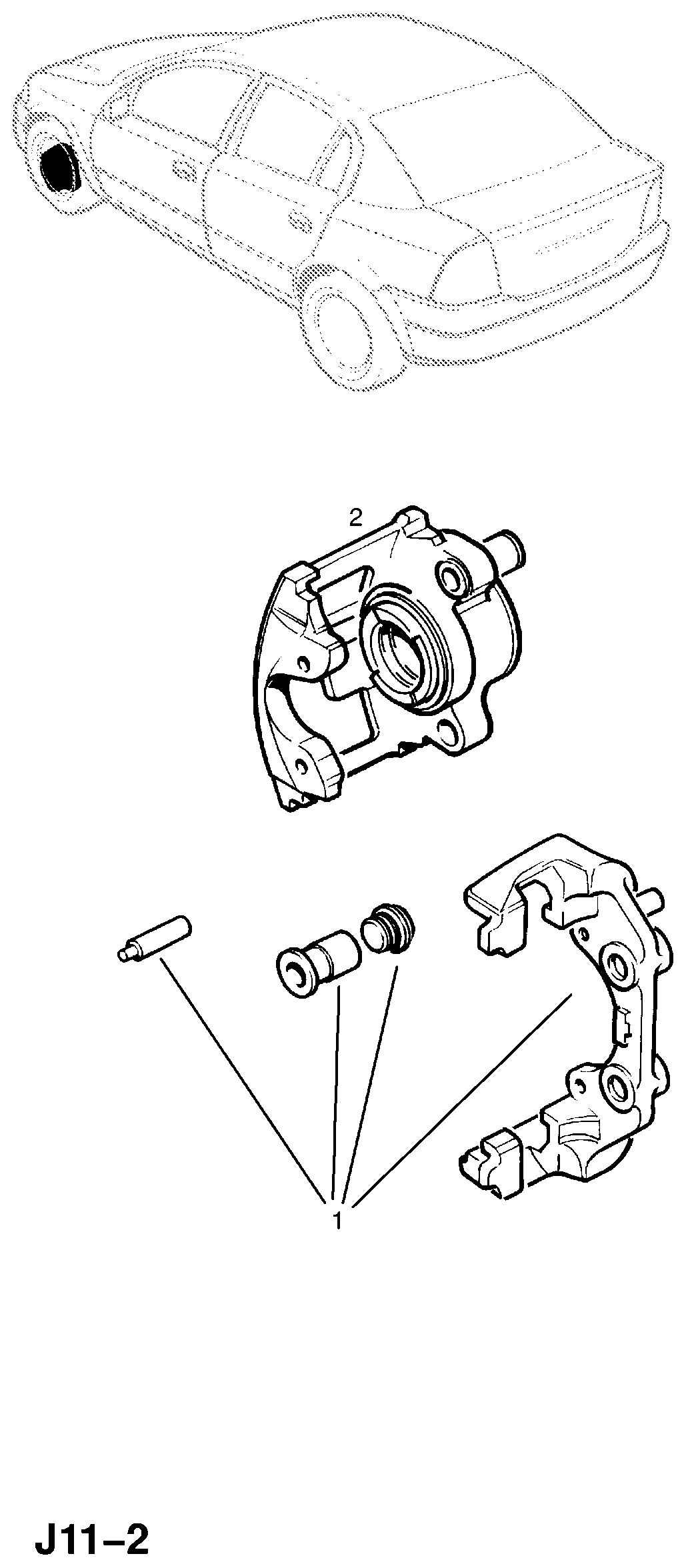 Chevrolet 55 42 065 - Тормозной суппорт parts5.com