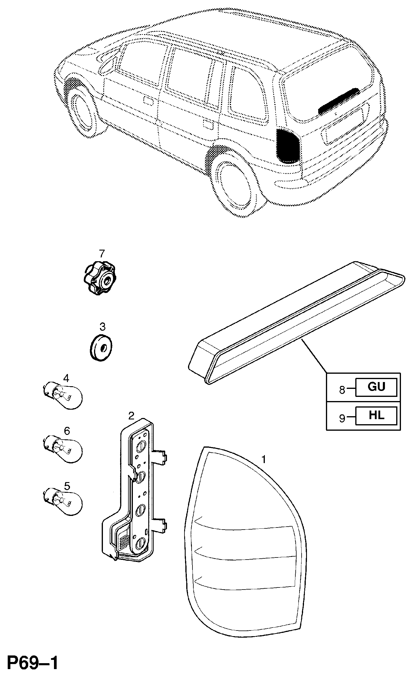 Opel 20 98 401 - Лампа накаливания, освещение щитка приборов parts5.com