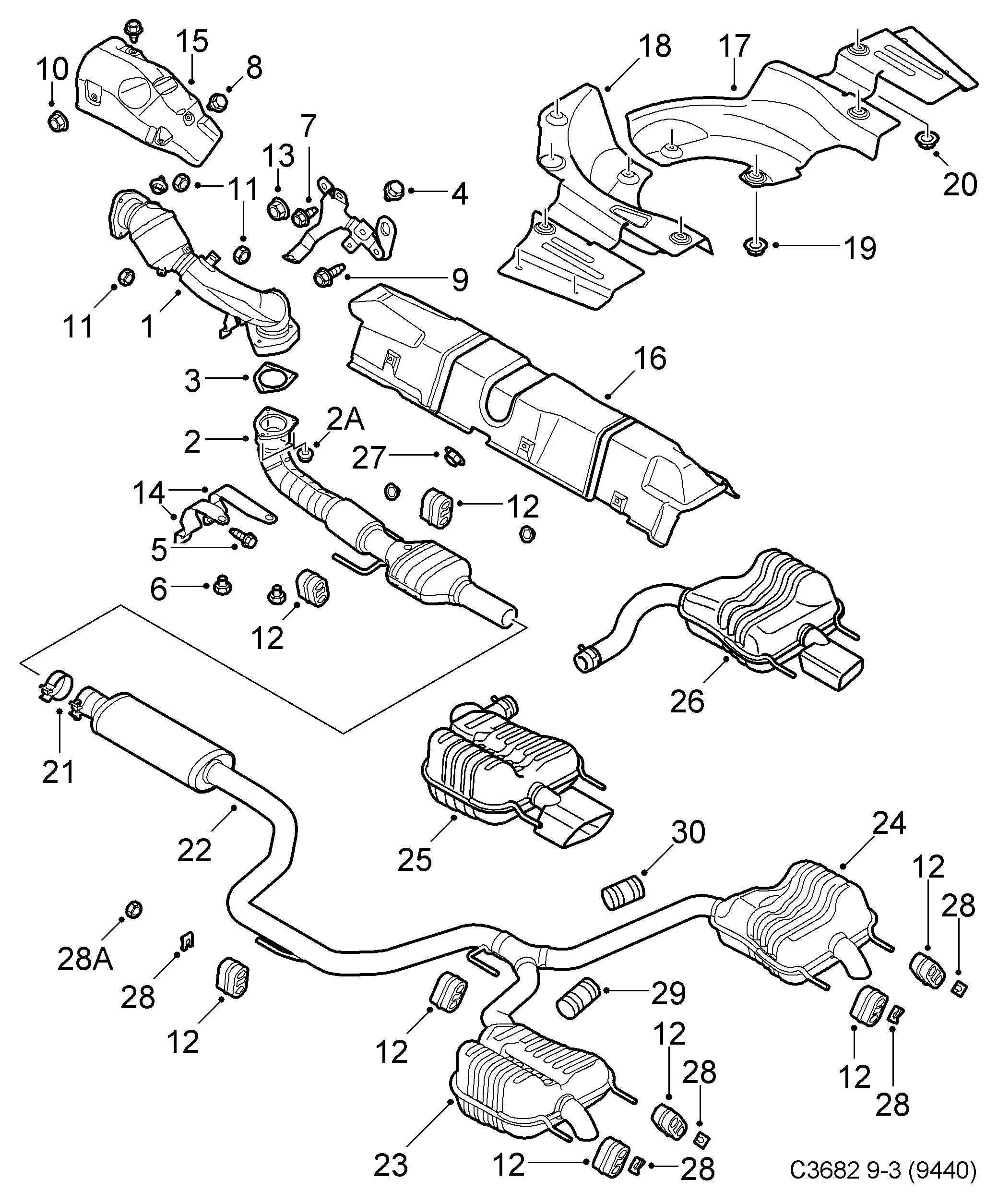 SAAB 90466668 - Втулка, стабилизатор parts5.com