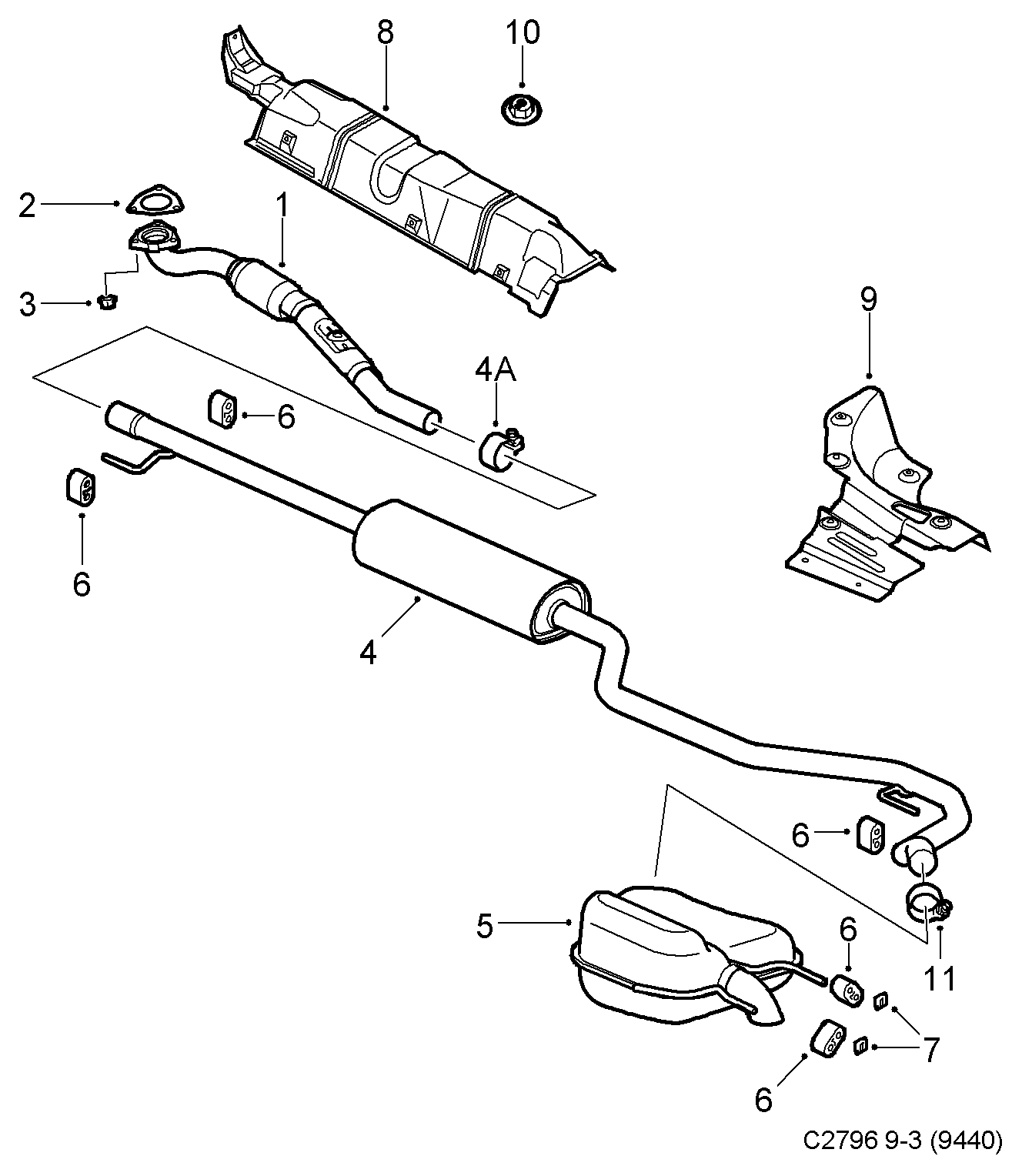 Opel 55 557 507 - Прокладка, труба выхлопного газа parts5.com