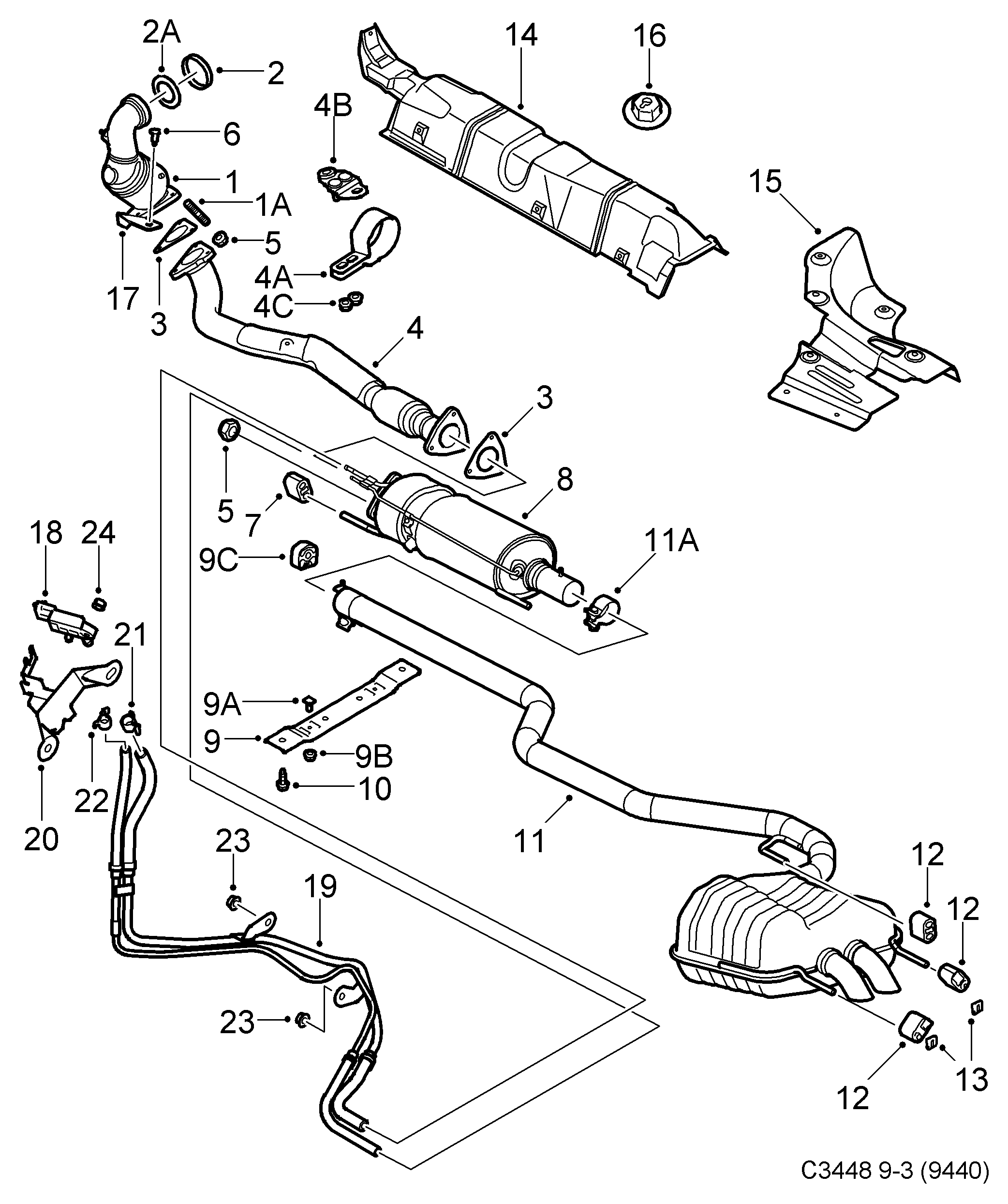 Opel 11094436 - Опора стойки амортизатора, подушка parts5.com