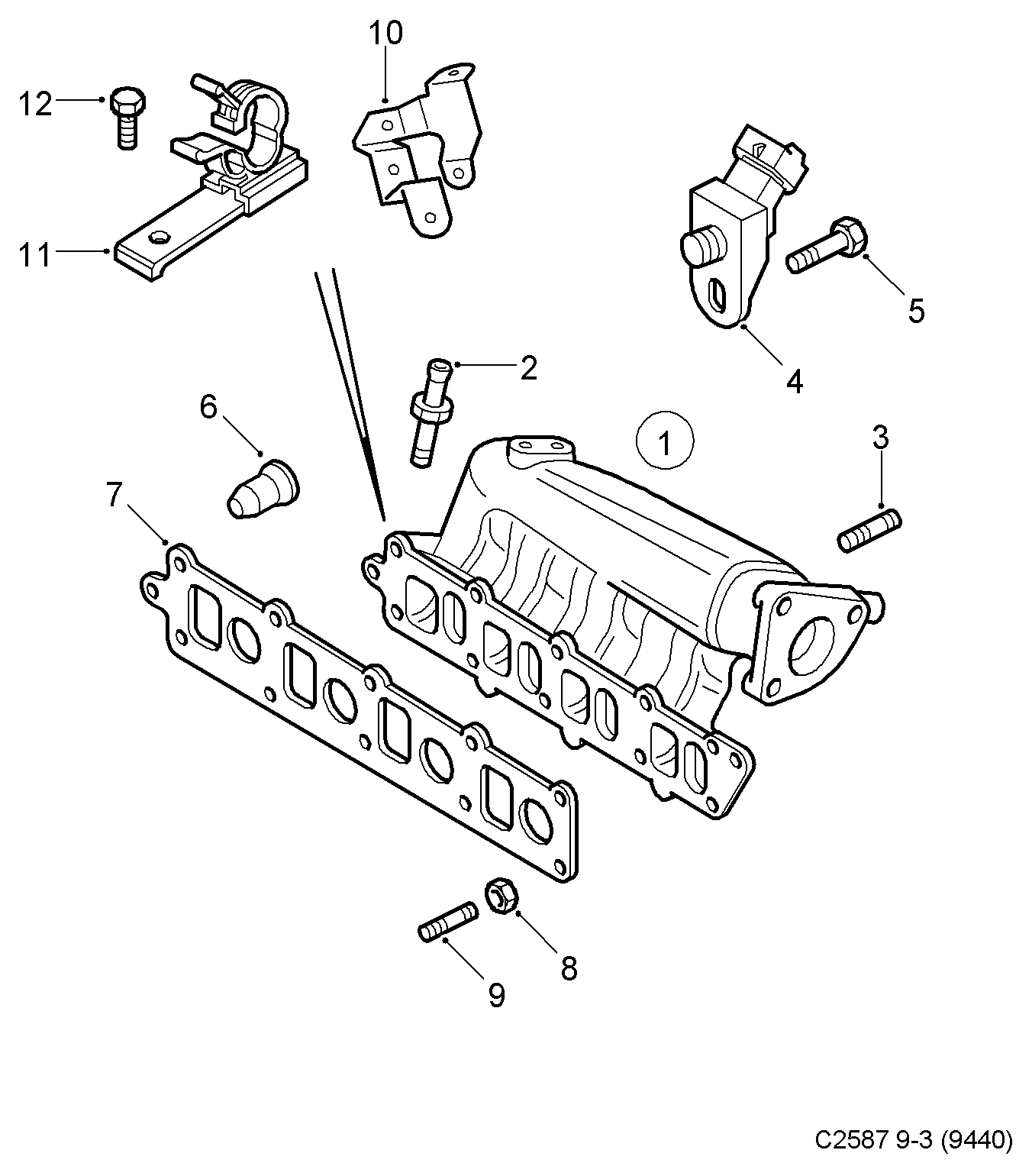 CADILLAC 93171176 - Датчик, давление наддува parts5.com