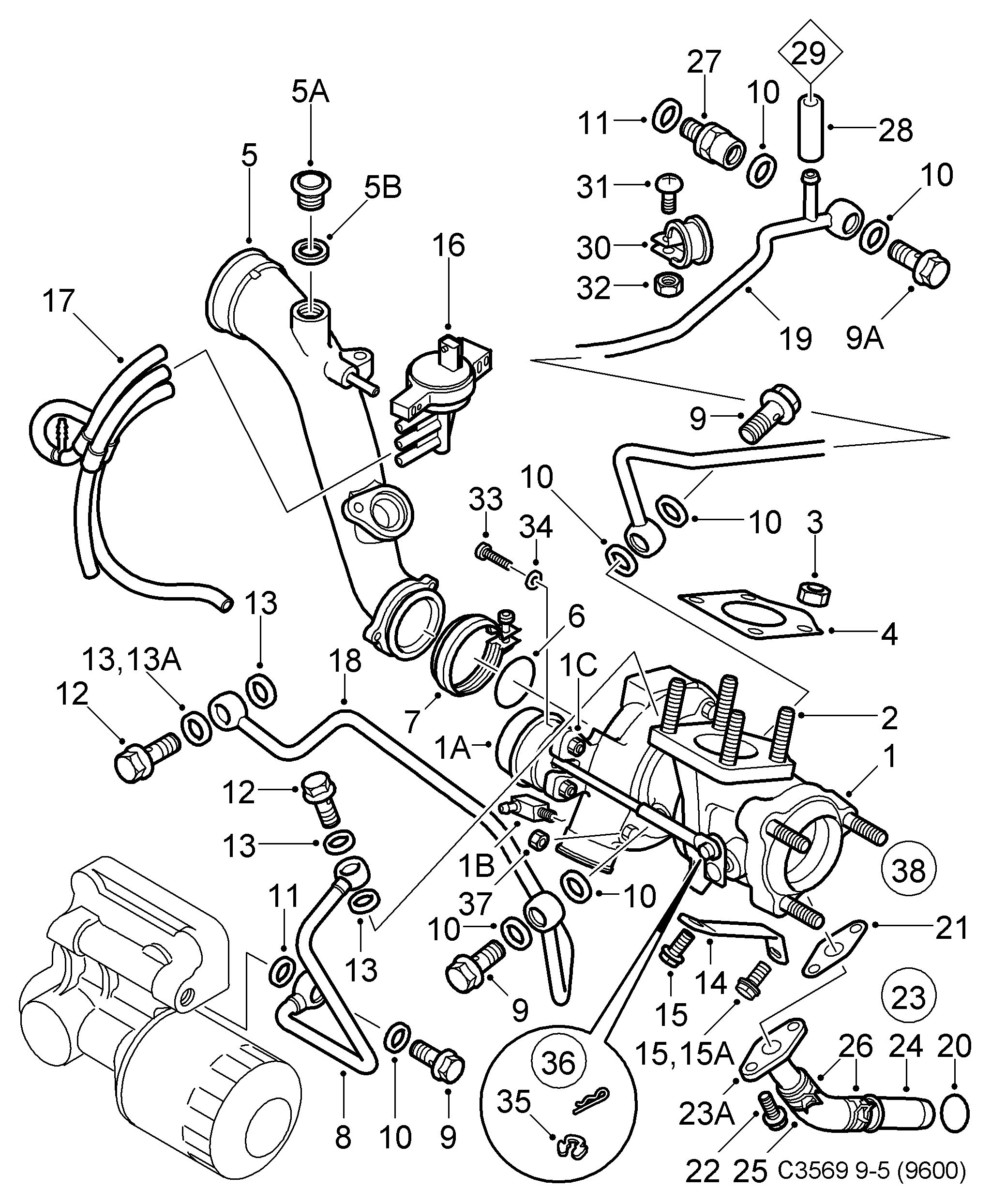 Opel 11 066 422 - Уплотнительное кольцо, резьбовая пробка маслосливного отверстия parts5.com