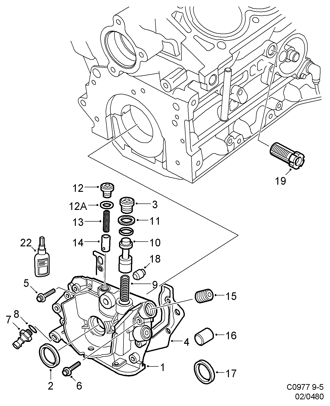 SAAB 4770186 - Датчик, давление масла parts5.com