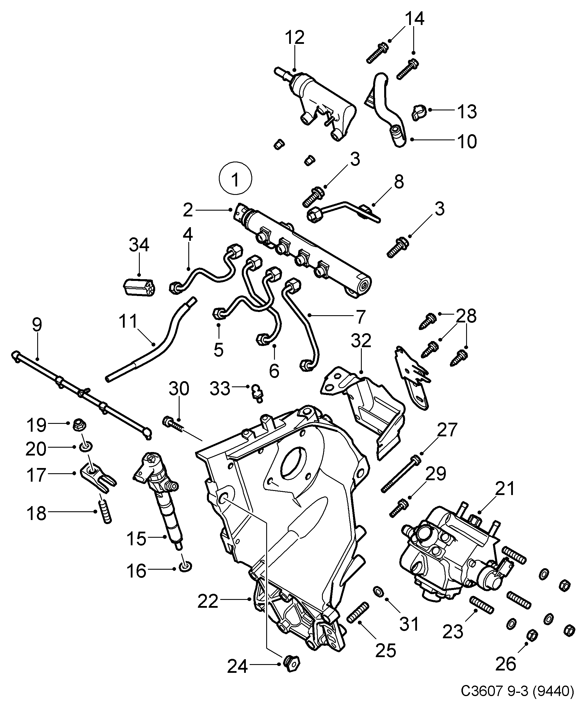 Opel 93185626 - Датчик, давление подачи топлива parts5.com