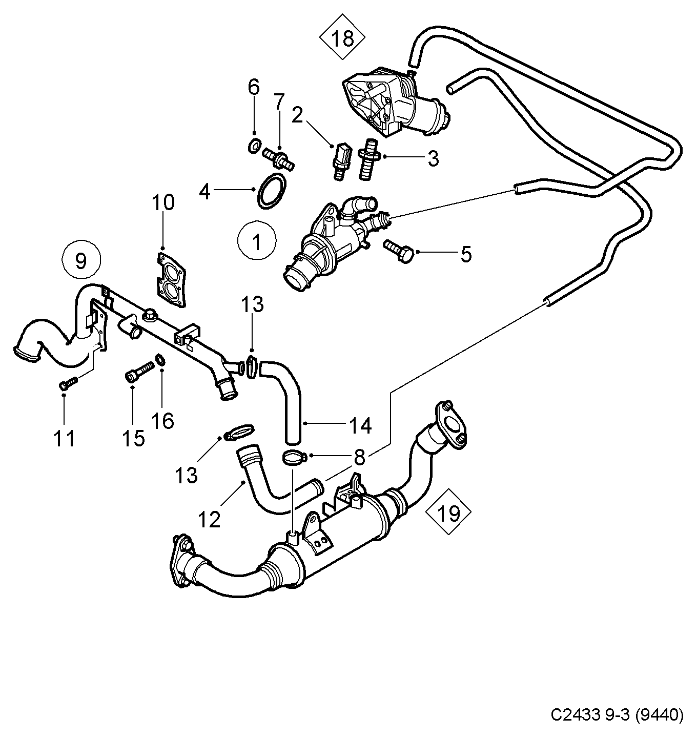 Alfa Romeo 551 9320 3 - Датчик, температура охлаждающей жидкости parts5.com