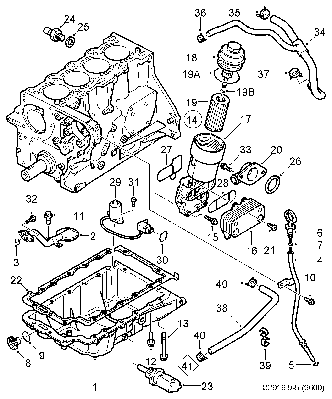 SAAB 4772166 - Filtro de aceite parts5.com