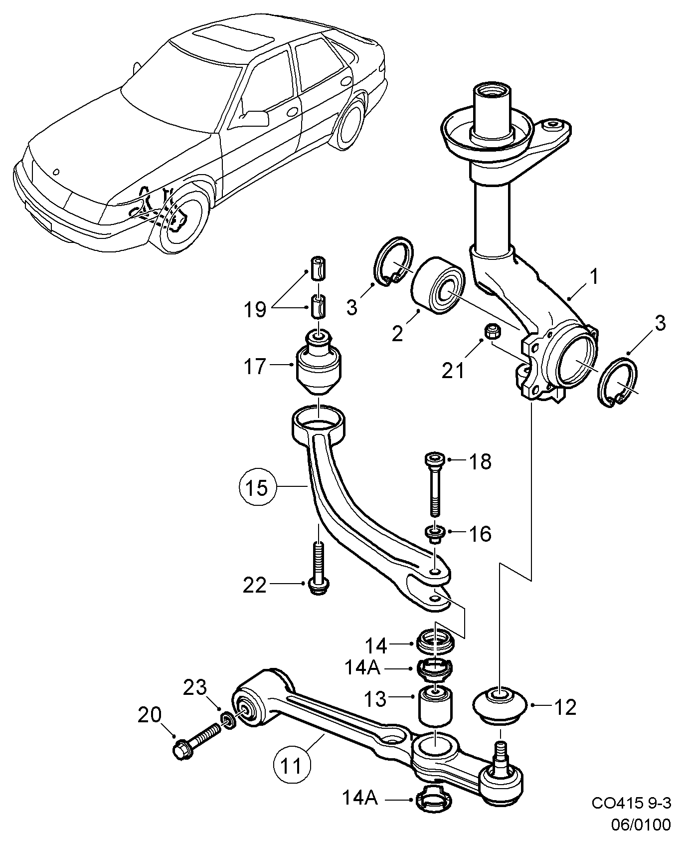 Opel 4689923 - Комплект подшипника ступицы колеса parts5.com