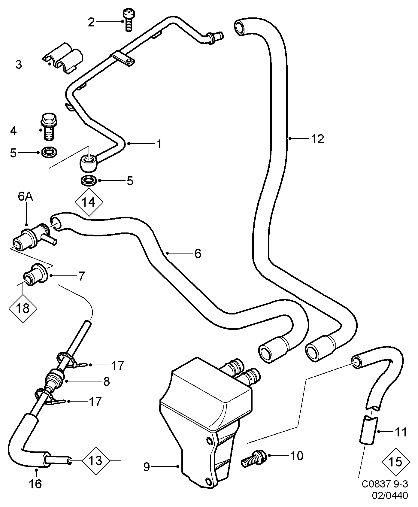 SAAB 8124158 - Уплотнительное кольцо parts5.com