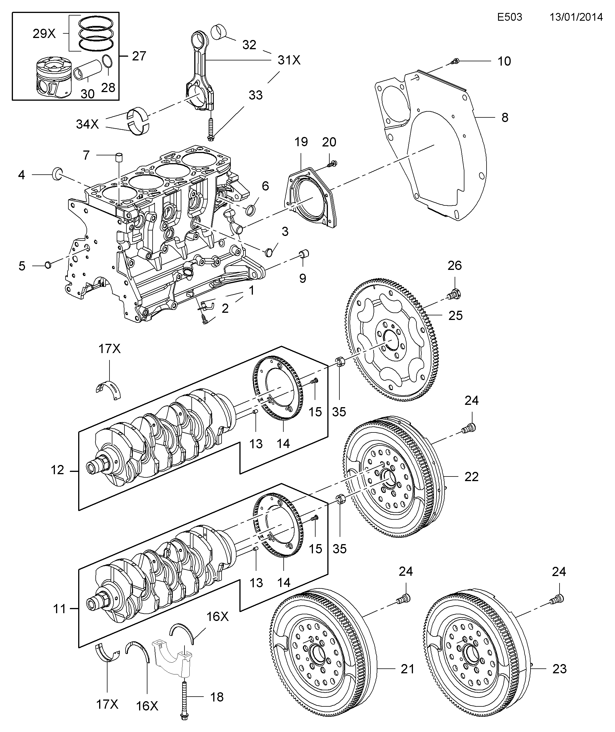 CITROËN 630364 - Фонарь указателя поворота parts5.com