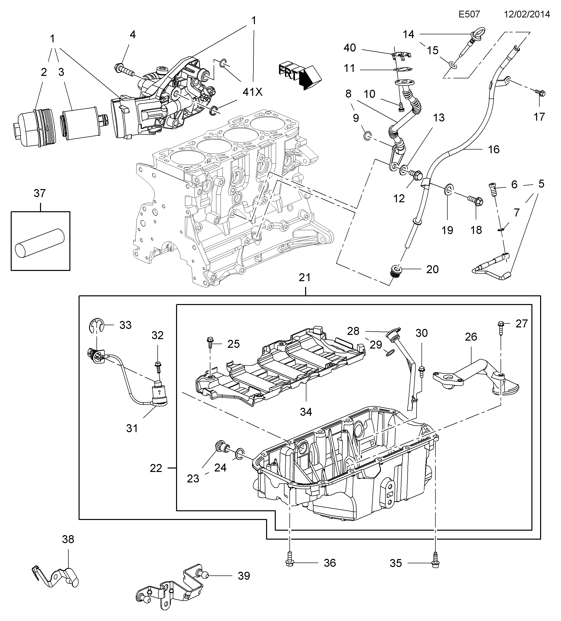 Opel 650016 - Масляный радиатор, двигательное масло parts5.com