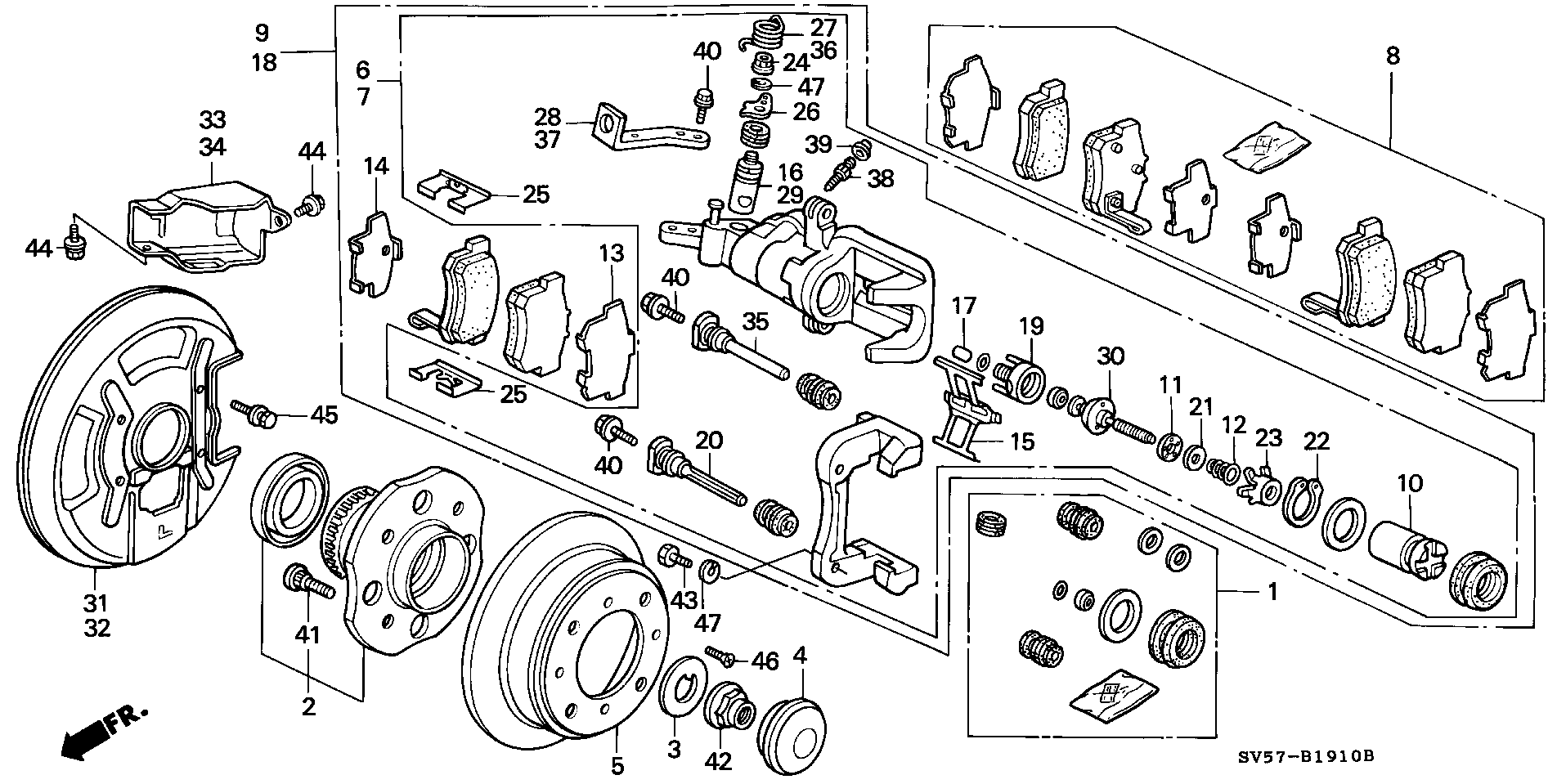 Honda 90113-SM1-005 - Болт крепления колеса parts5.com