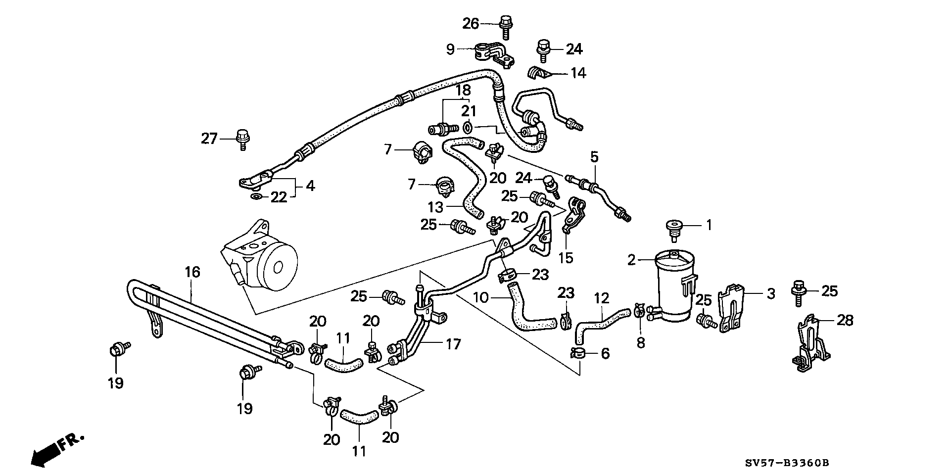 Honda 56490-P0H-013 - Датчик давления масла, рулевой механизм с усилителем parts5.com