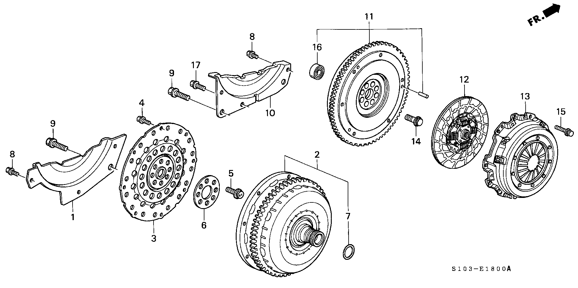 Honda 22300-P3F-005 - Нажимной диск сцепления parts5.com