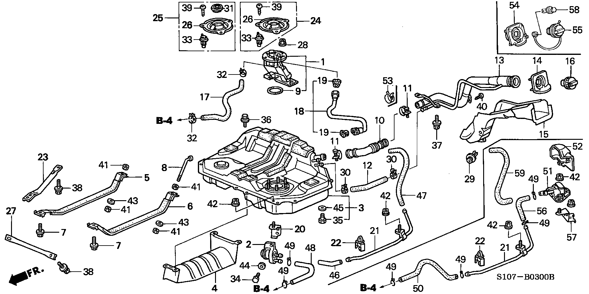 Honda 17040S10A01 - Топливный насос parts5.com