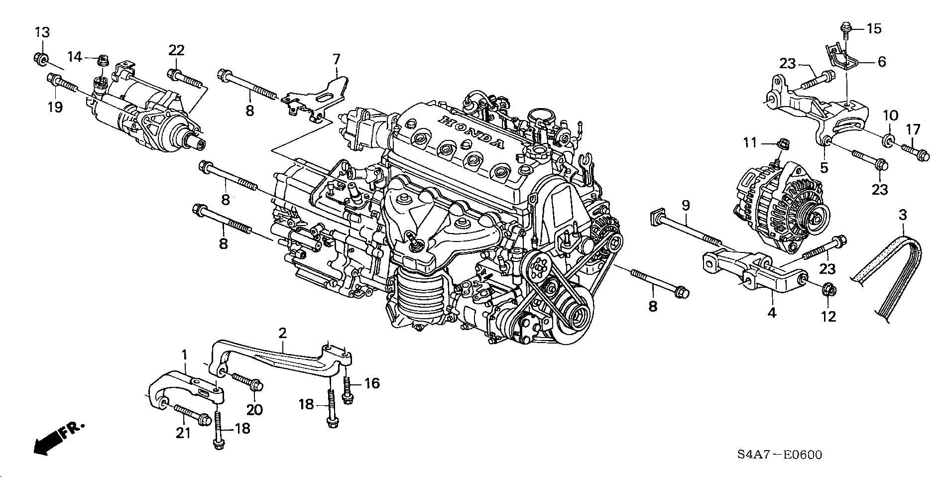 Honda 31110-P1K-E03 - Поликлиновой ремень parts5.com