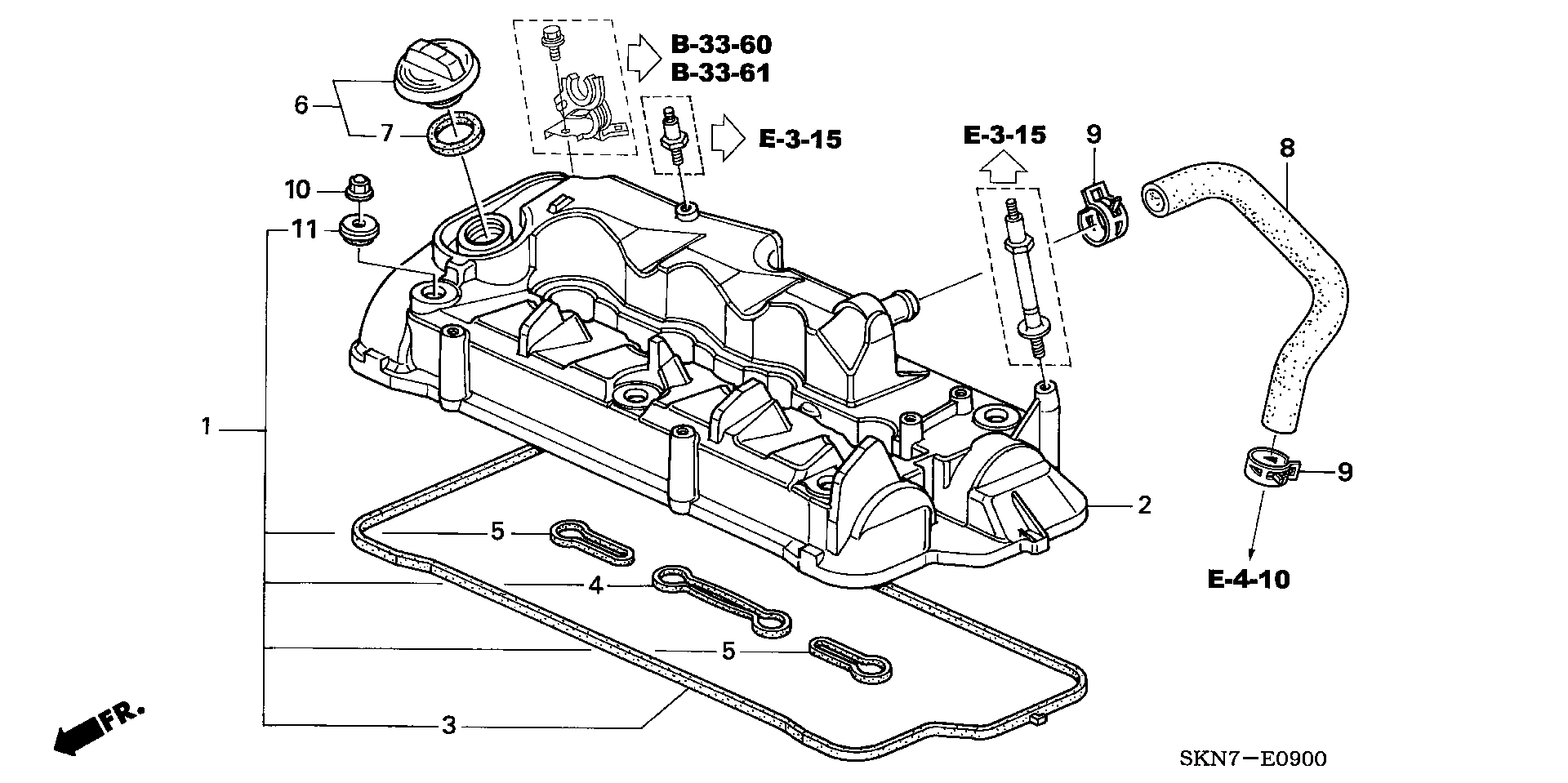 Honda 15610RBDE00 - Крышка, заливная горловина parts5.com