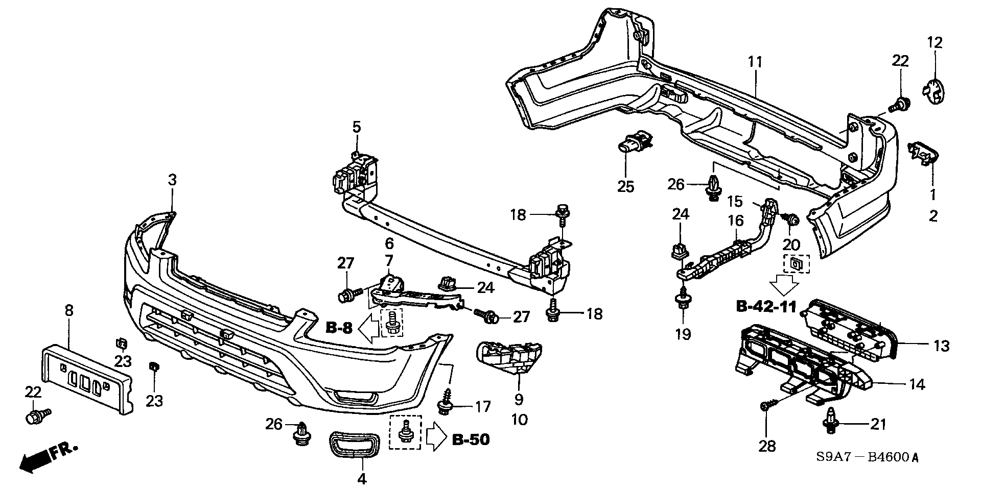 Honda 33555 S9A 003 - Отражатель parts5.com