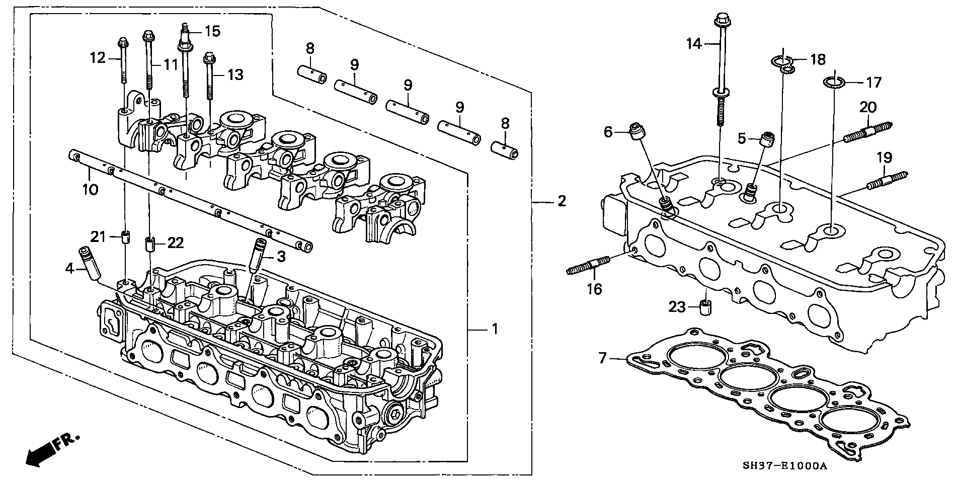 Honda 12210-PJ7-003 - Уплотнительное кольцо, стержень клапана parts5.com