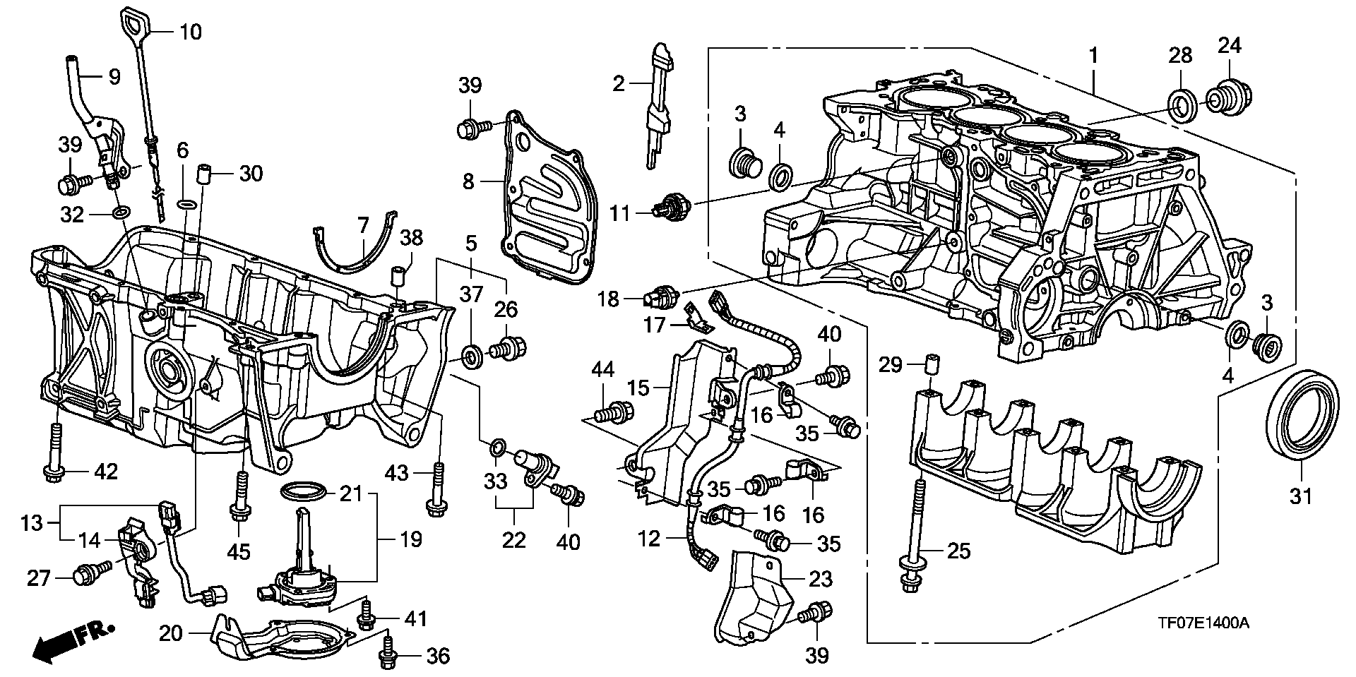 Honda 11252-PWA-000 - Прокладка, масляная ванна parts5.com