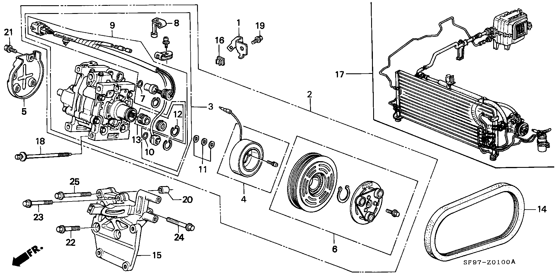 Honda 38920PK1013 - Поликлиновой ремень parts5.com