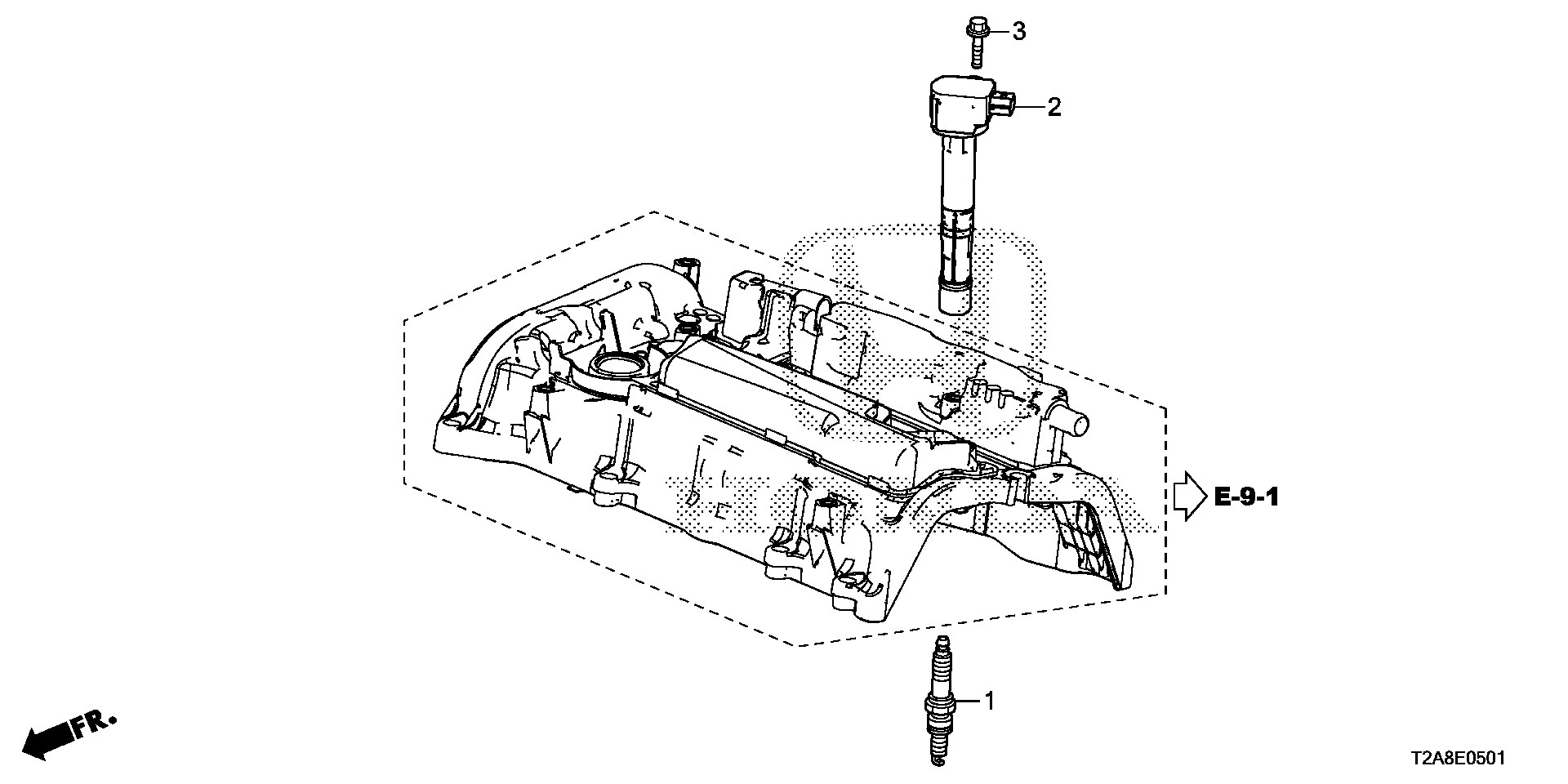 Honda 12290-5A2-A01 - Spark Plug parts5.com