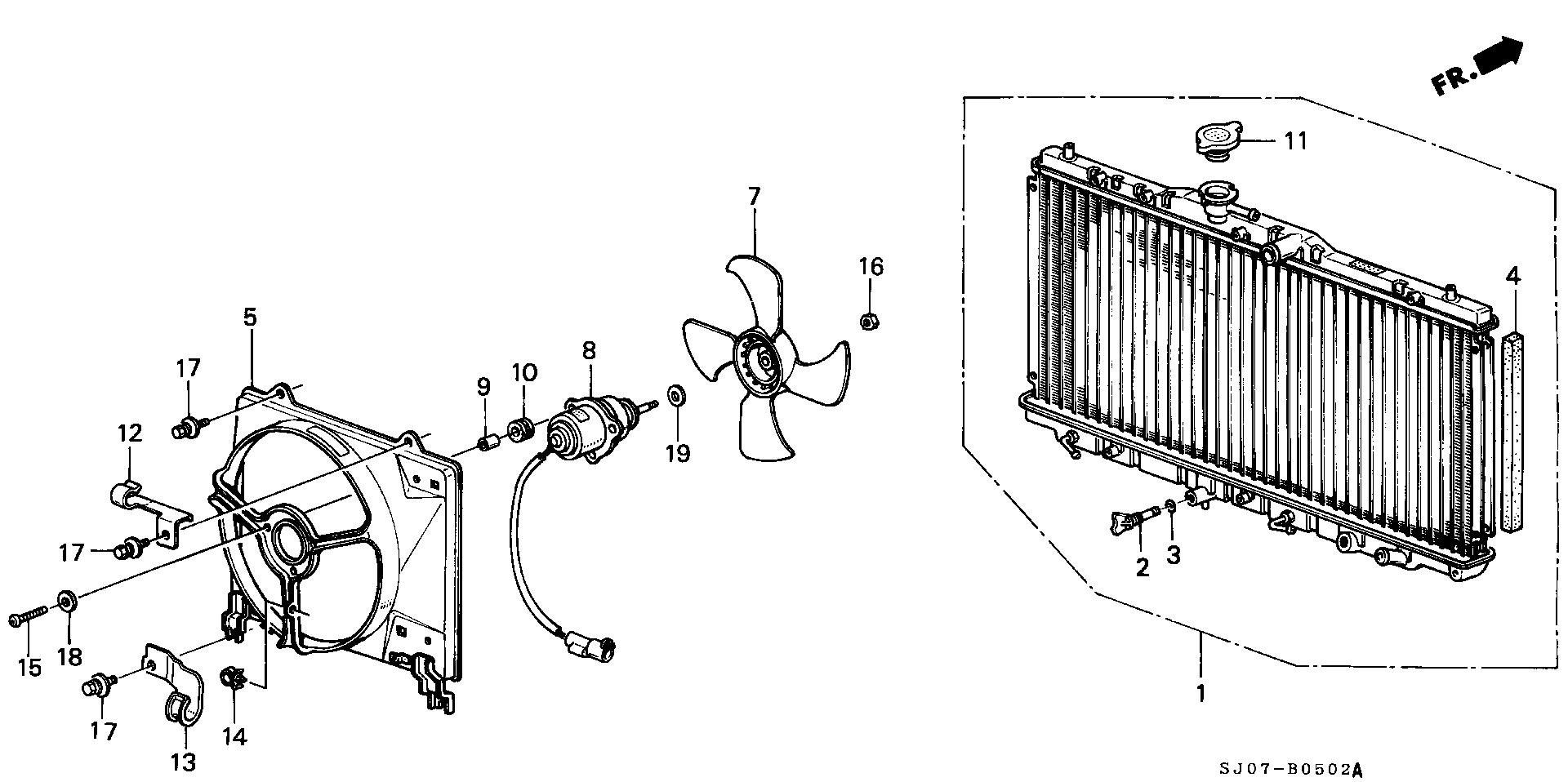 Vauxhall 19045PA0014 - CAP COMP., RADIATOR (TOYO) parts5.com