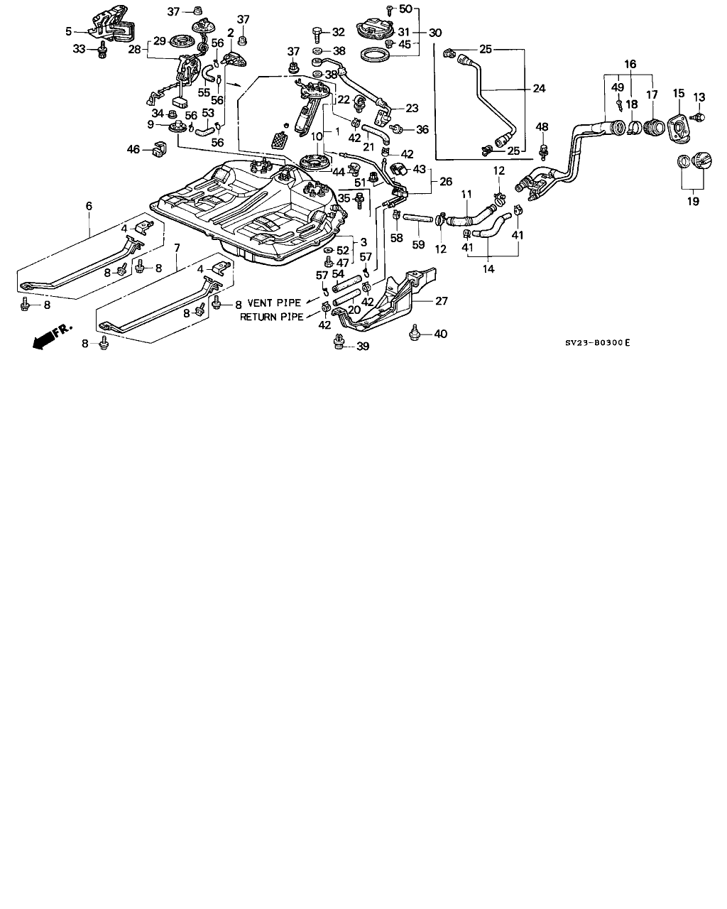 Honda 17040-SV1-A30 - Топливный насос parts5.com