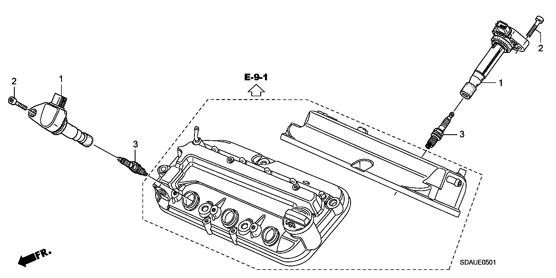 Honda 9807B-5615P - Spark Plug parts5.com